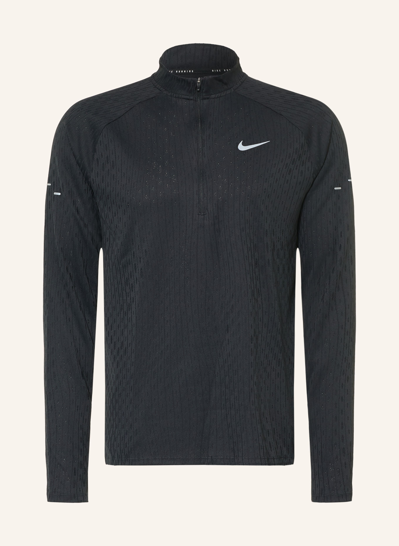 Nike Funktionsshirt STRIDE AERO-FIT: SCHWARZ