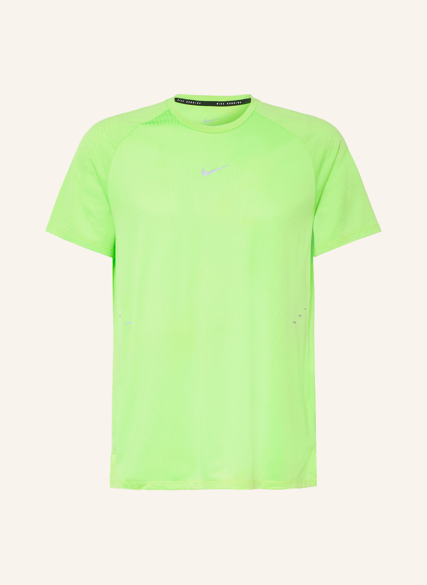 Nike Tricou funcțional STRIDE: VERDE NEON
