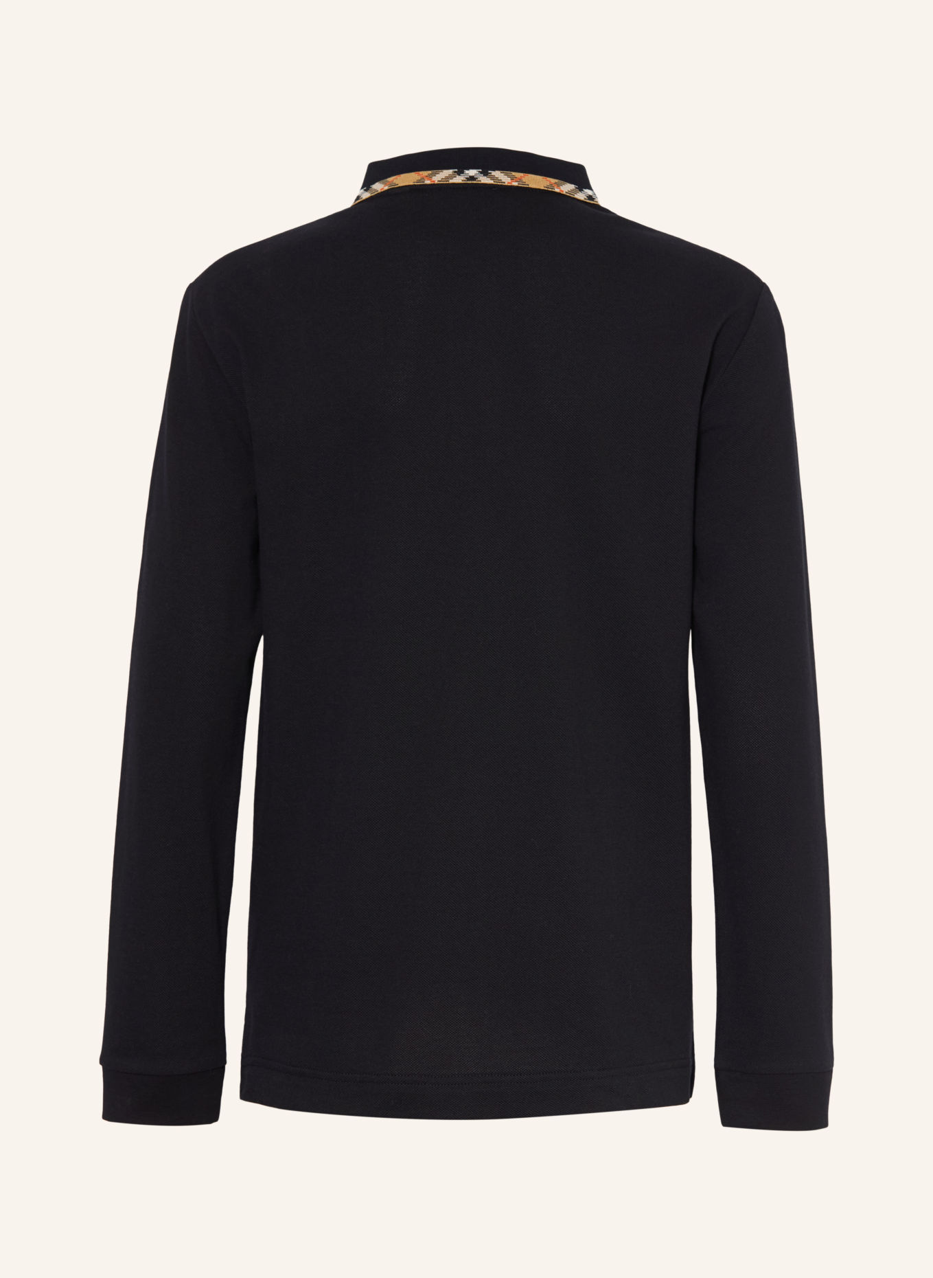 BURBERRY Piqué-Poloshirt JOHANE: SCHWARZ