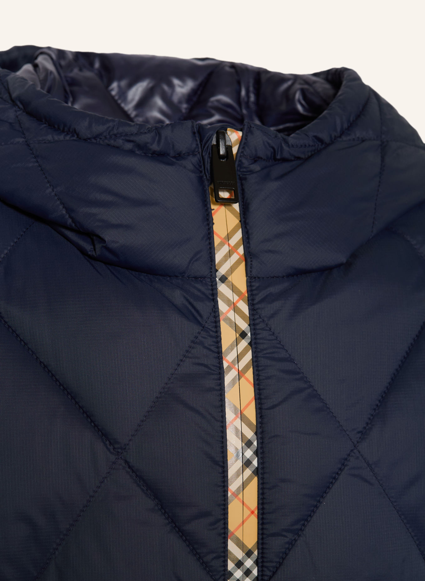 BURBERRY Steppmantel GRANT: DUNKELBLAU