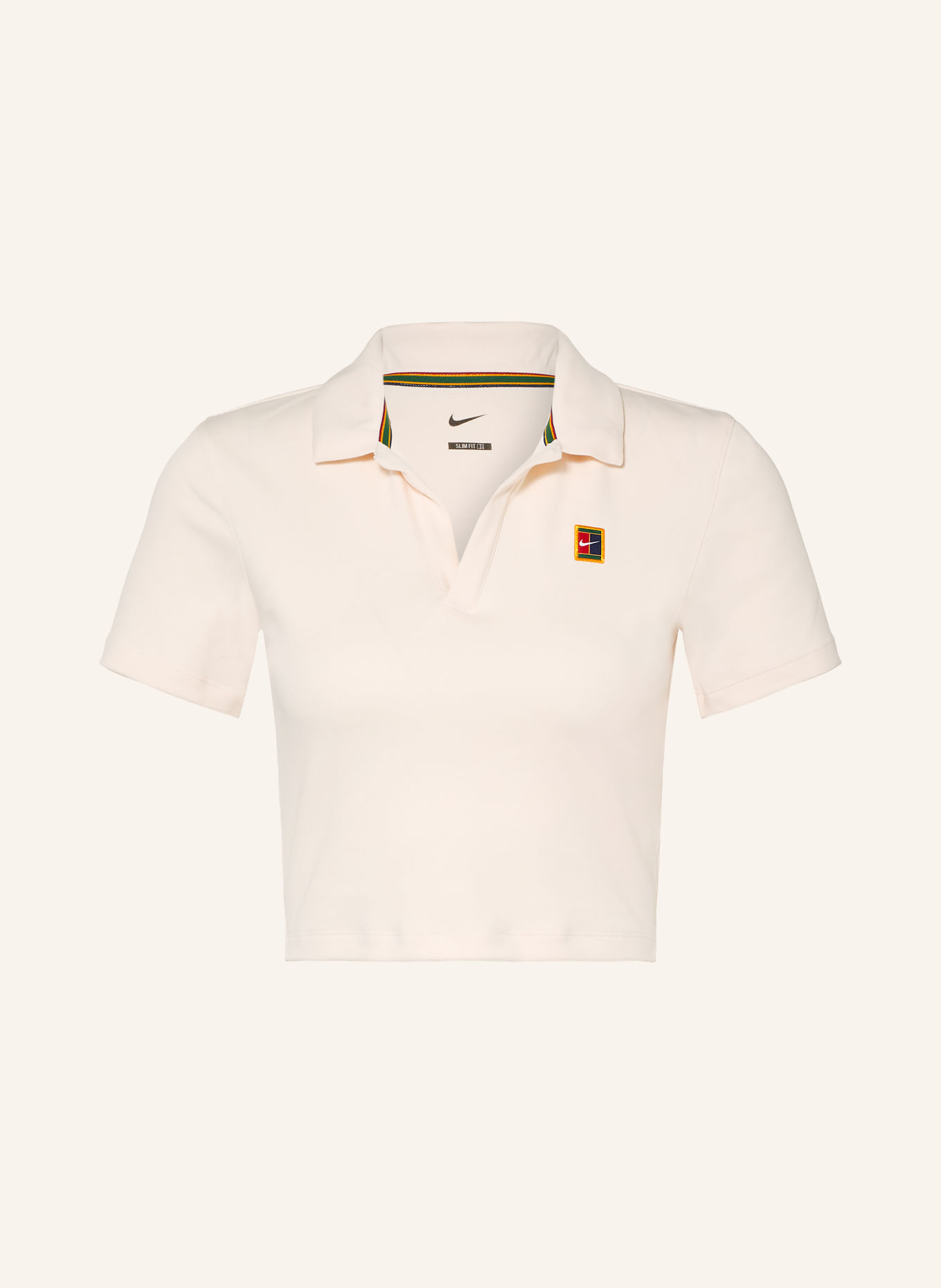 Nike Koszulka polo z jerseyu COURT HERITAGE: KREMOWY