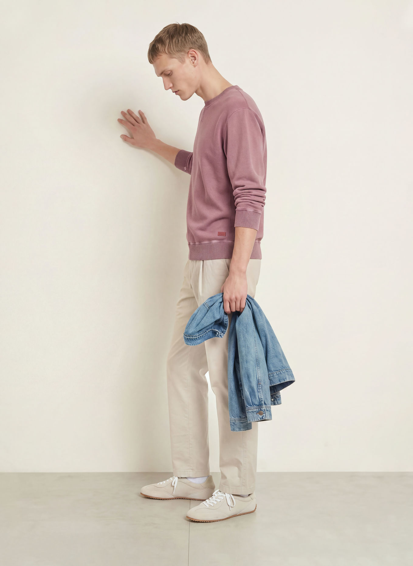 BOSS Pullover AKAPULKO: LILA