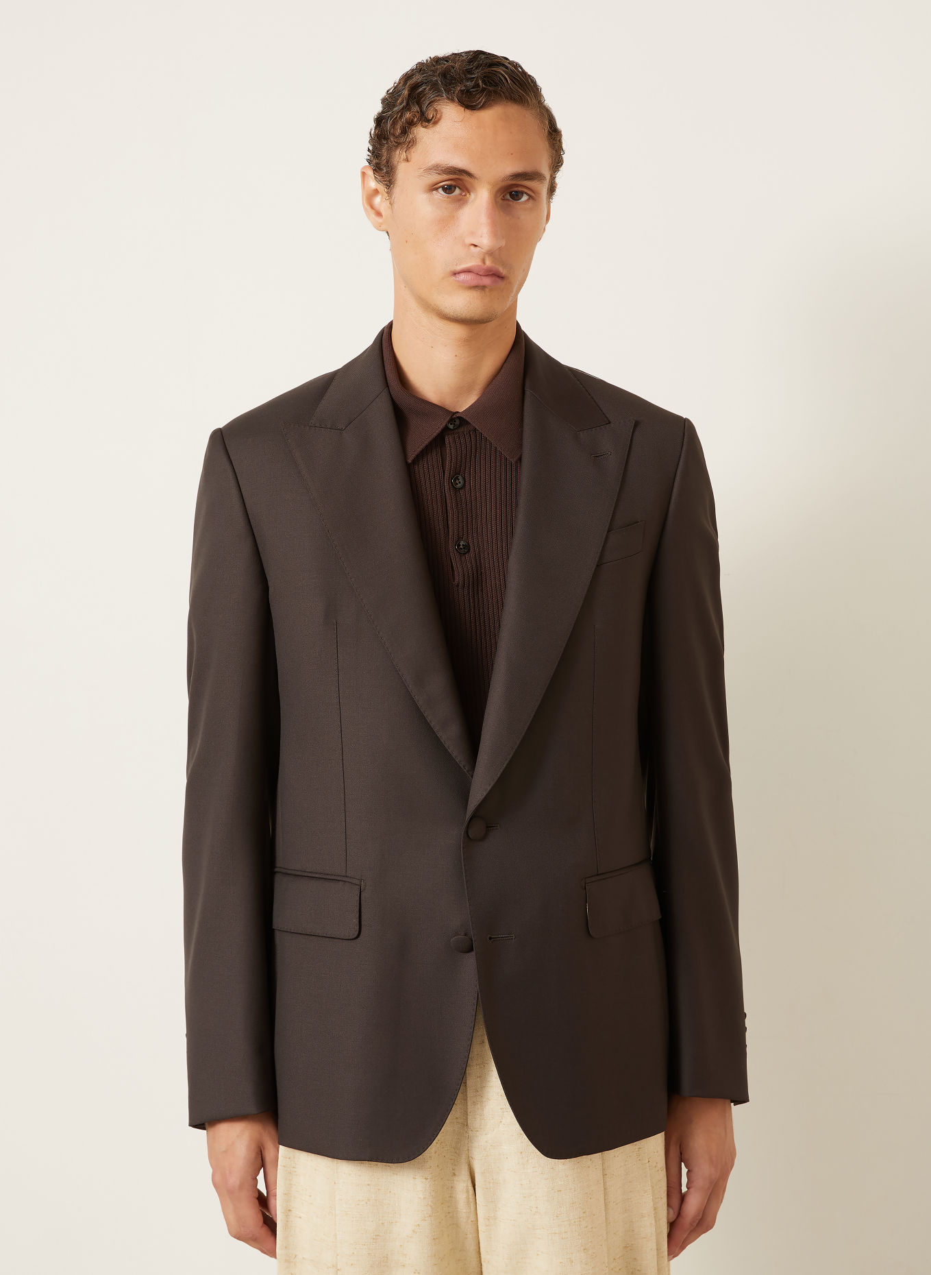 DOLCE & GABBANA Sakko SICILIA Extra Slim Fit: DUNKELBRAUN