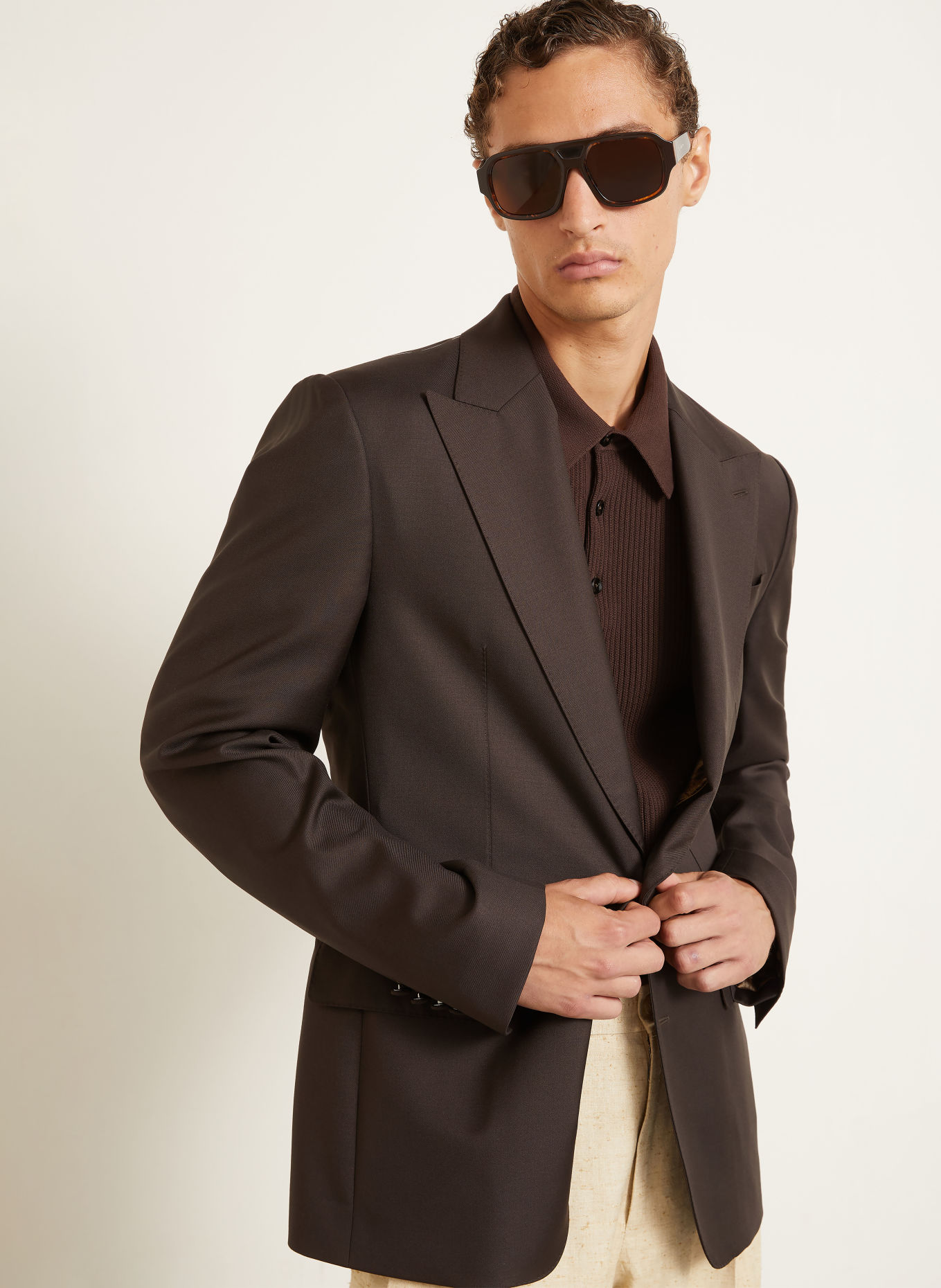 DOLCE & GABBANA Sakko SICILIA Extra Slim Fit: DUNKELBRAUN