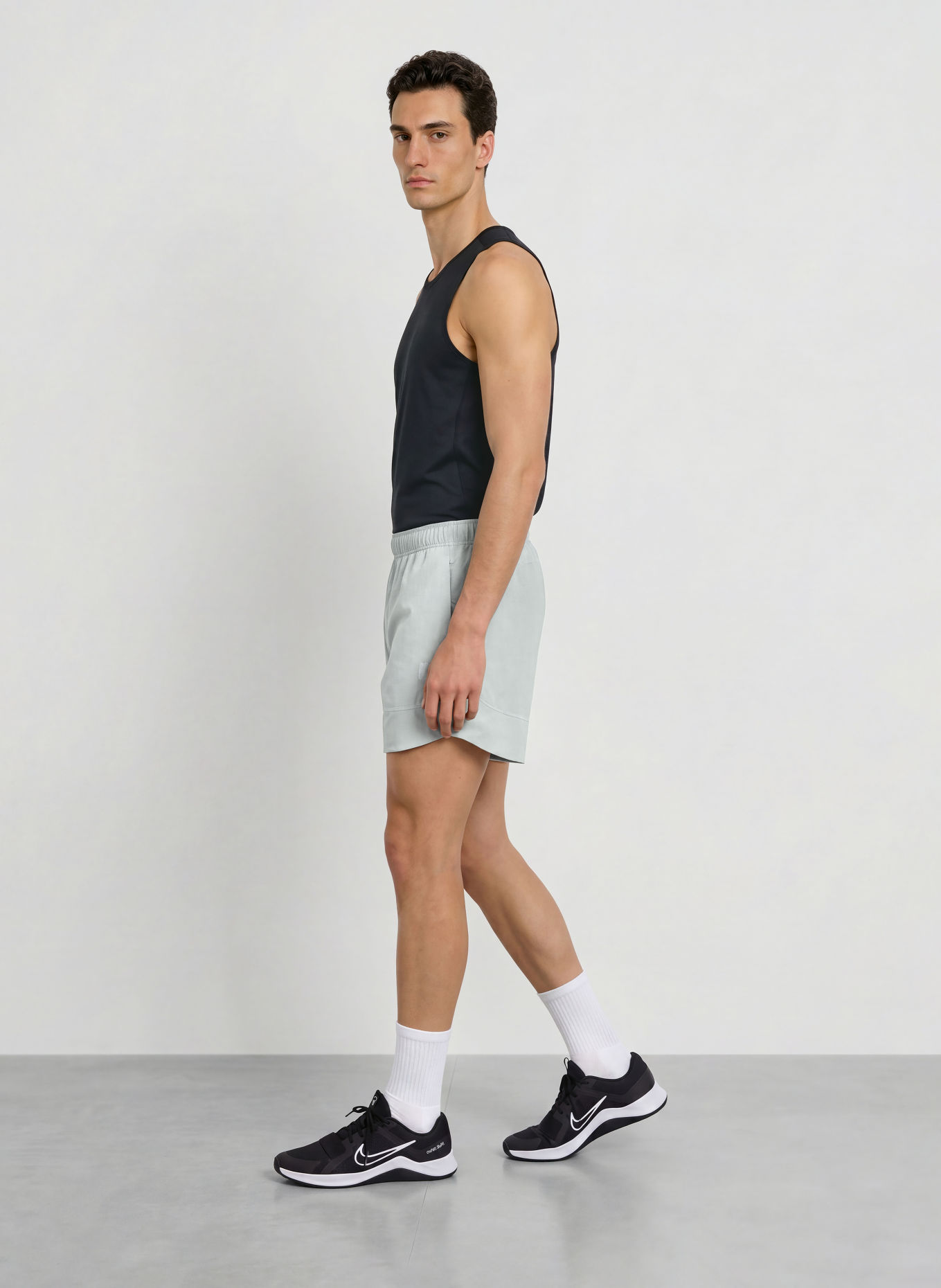 Nike Trainingsshort N.A.C.: LICHTGRIJS