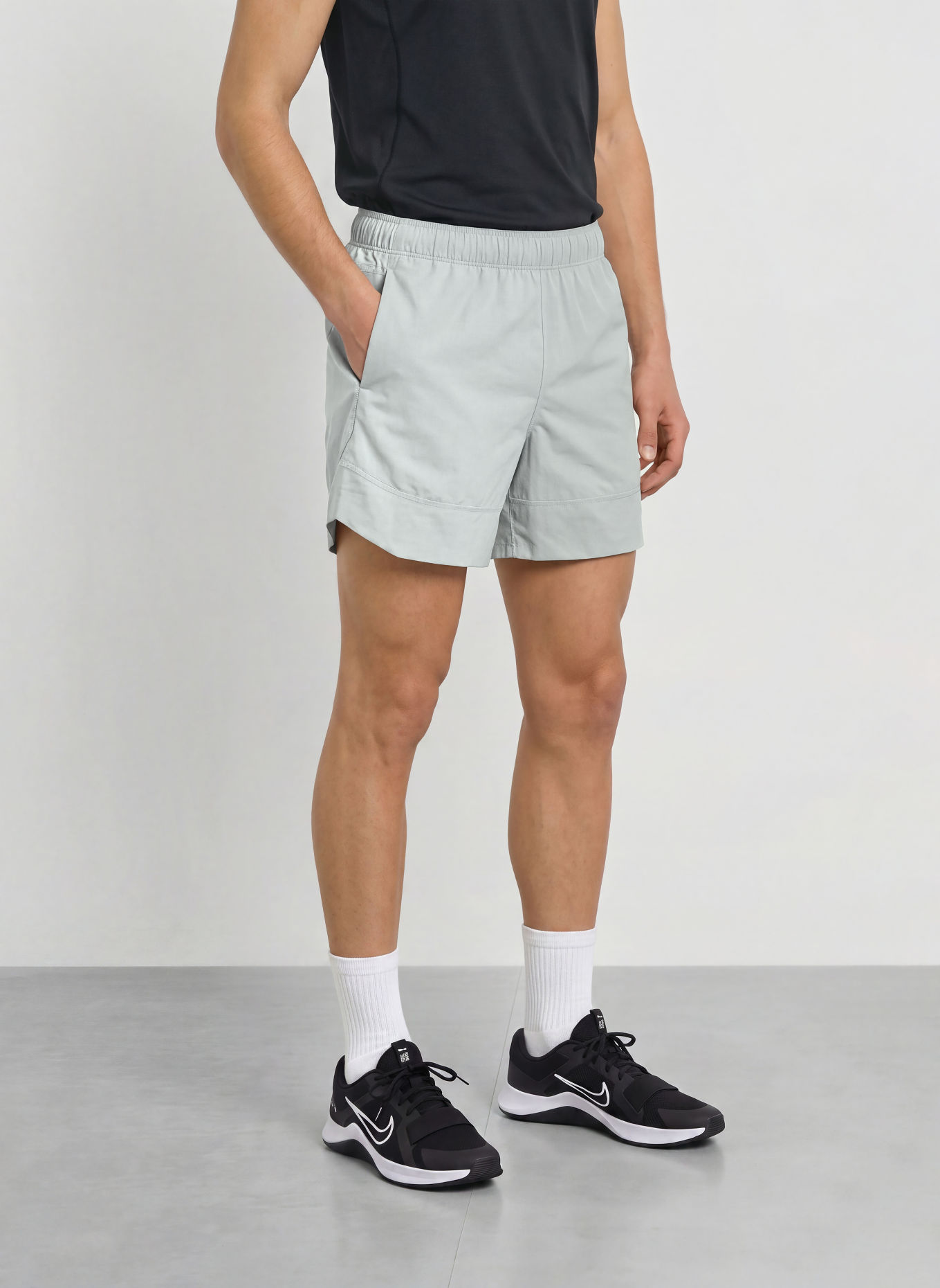 Nike Trainingsshort N.A.C.: LICHTGRIJS