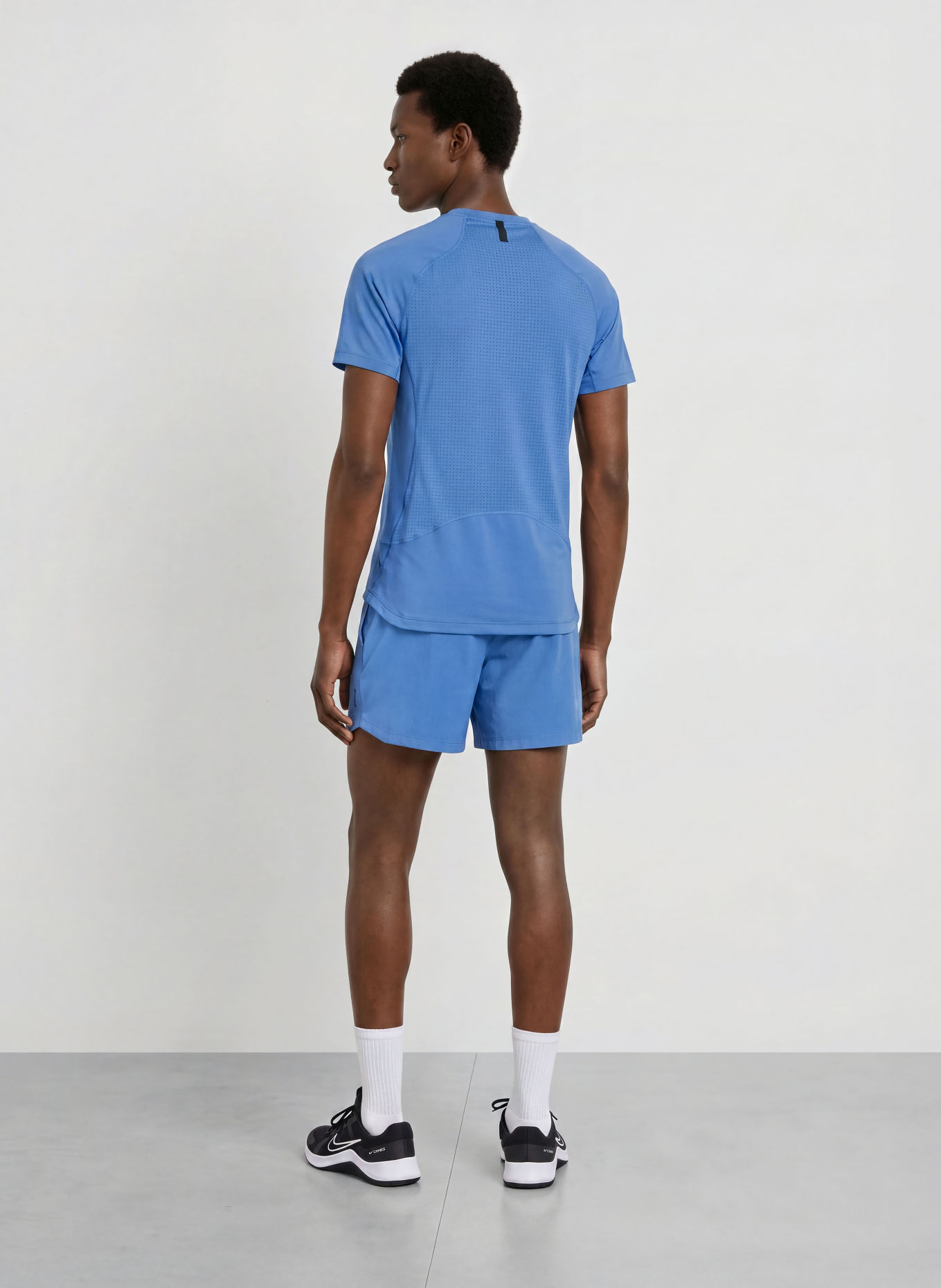 Nike Trainingsshort PRO TRAINING: BLAUW / ZWART