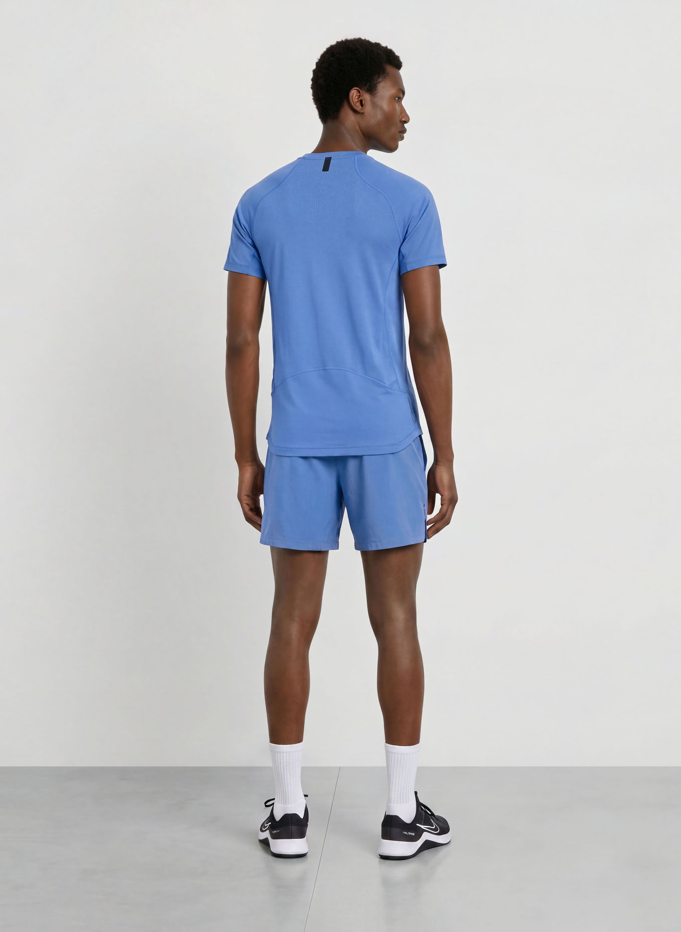 Nike Trainingsshirt PRO TRAINING: BLAUW / ZWART