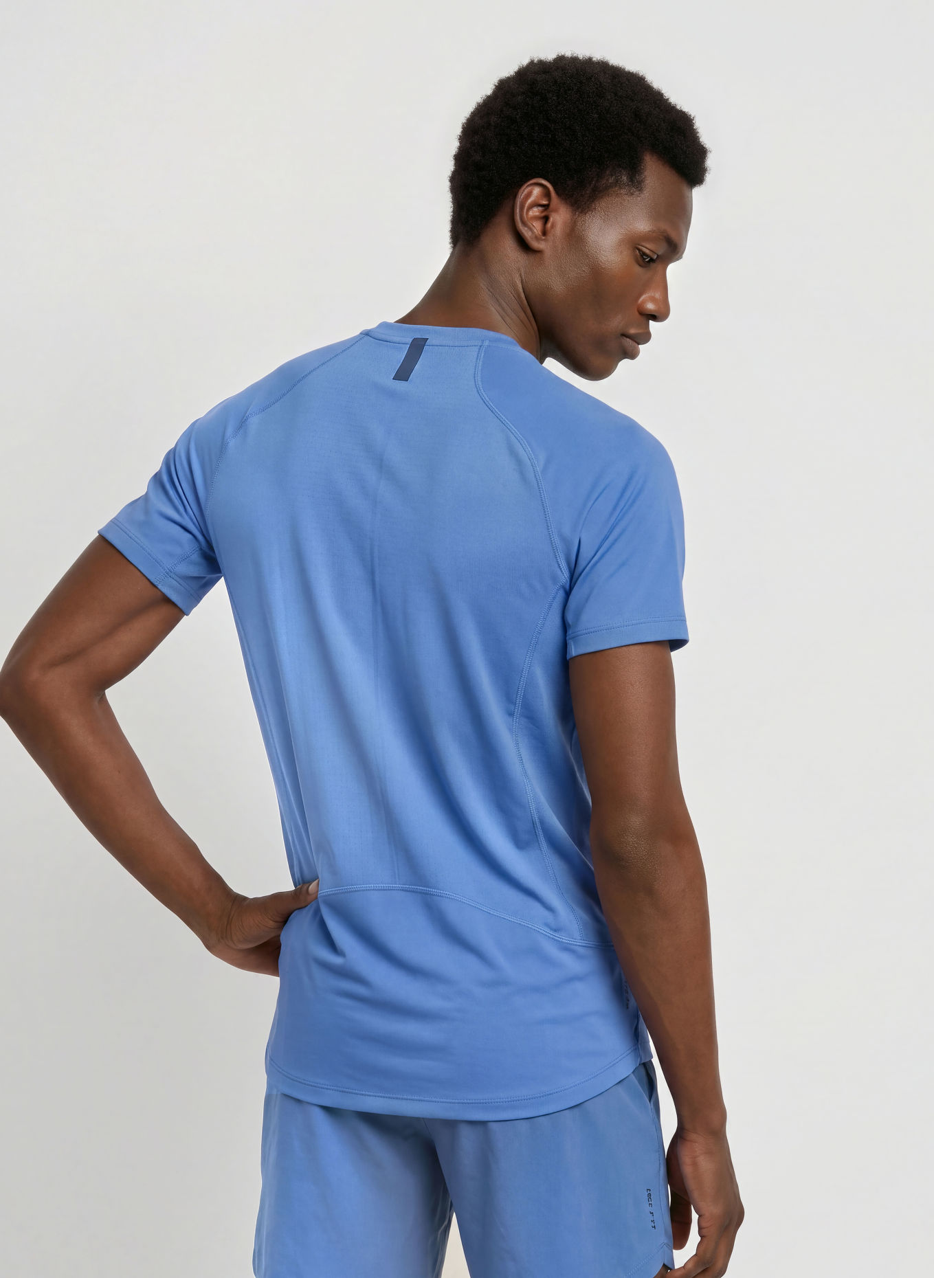 Nike Trainingsshirt PRO TRAINING: BLAUW / ZWART