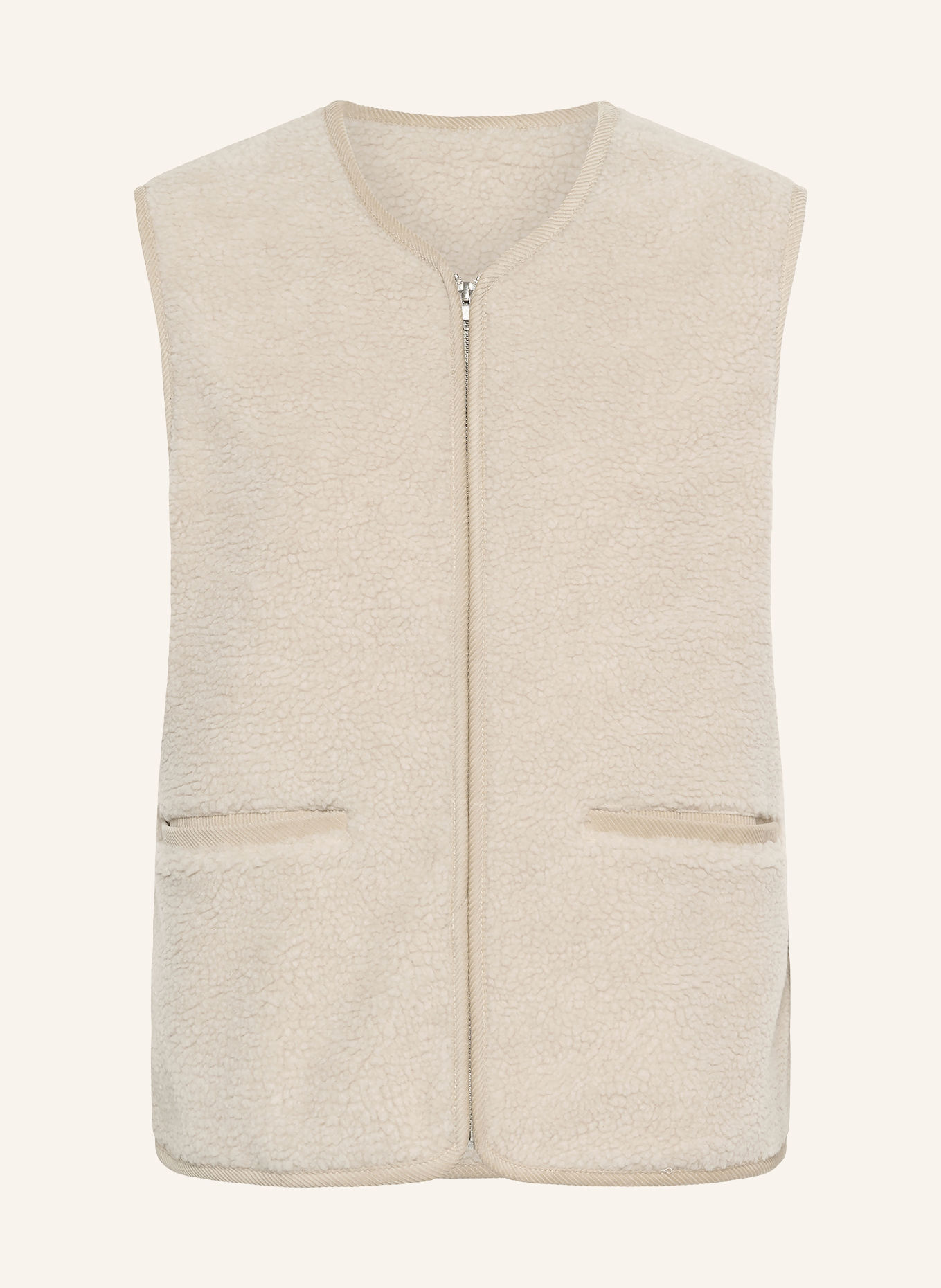 Part Two Bodywarmer van teddybont: BEIGE