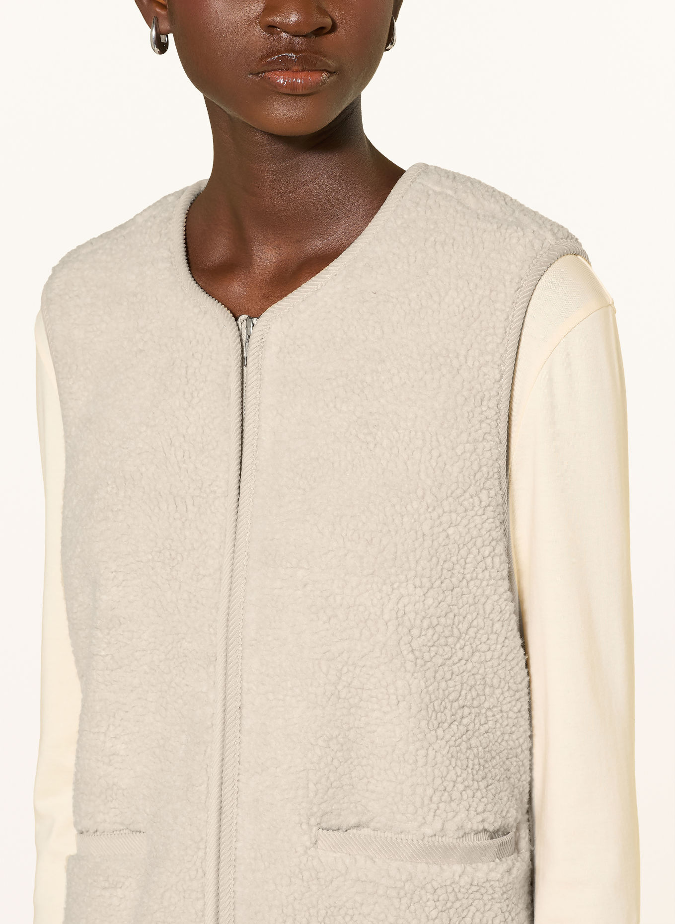 Part Two Bodywarmer van teddybont: BEIGE
