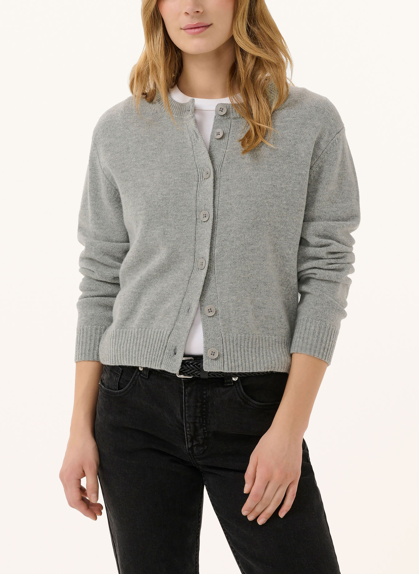 Part Two Strickjacke: GRAU