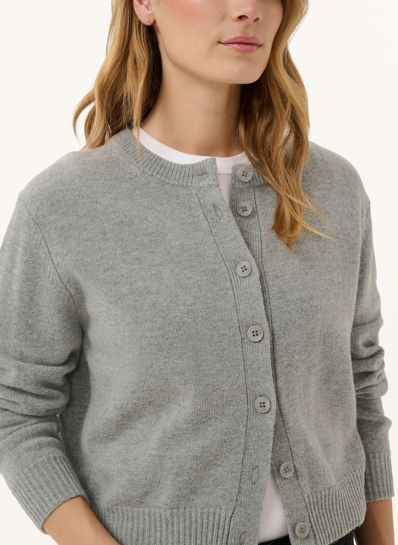 Part Two Strickjacke: GRAU
