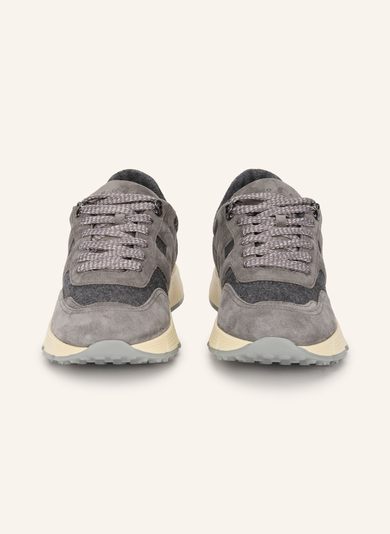 HOGAN Sneaker HYPERLIGHT: GRAU / DUNKELGRAU
