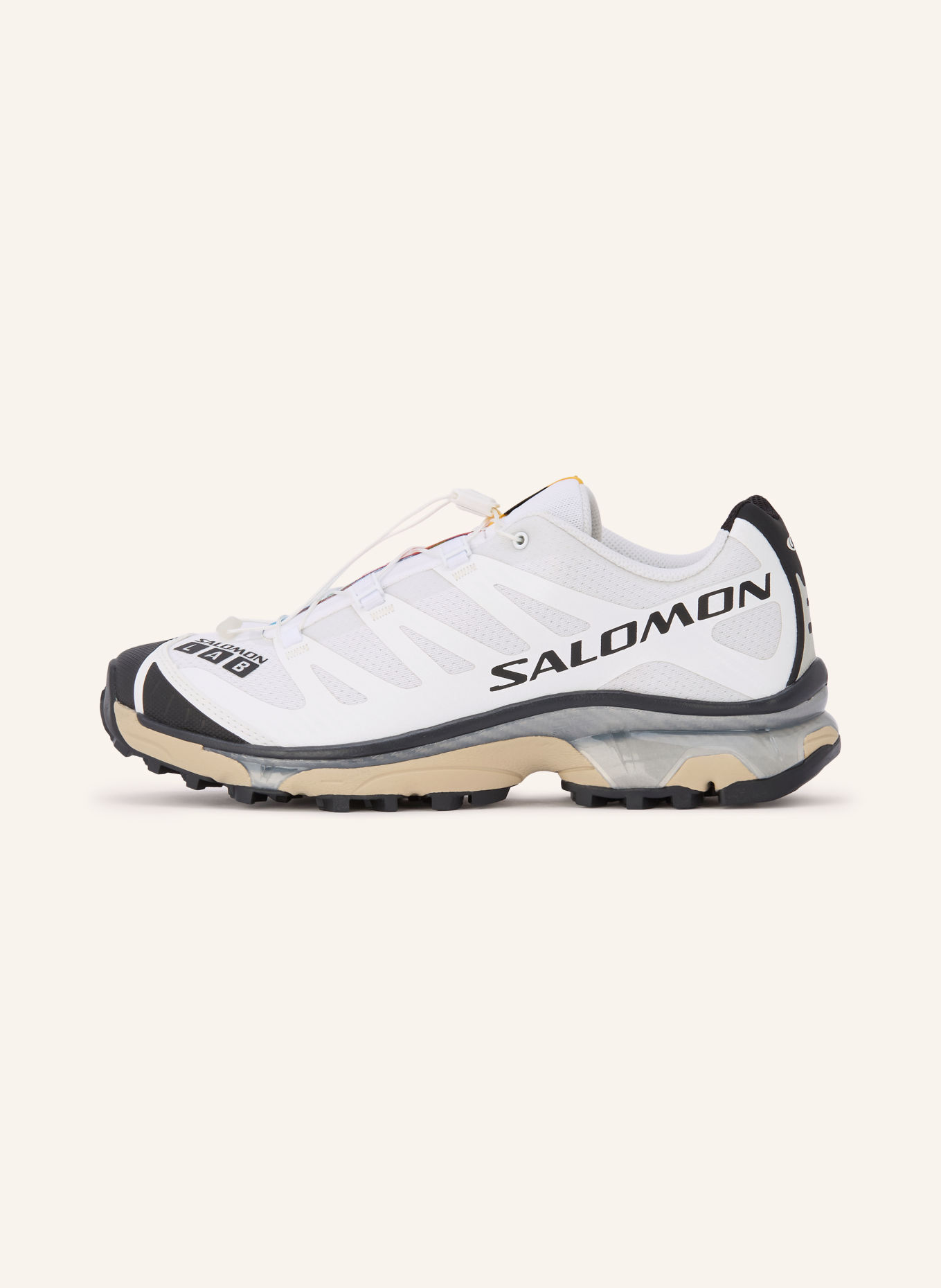 SALOMON XT-4 OG Sneakers: WHITE / YELLOW / BLACK