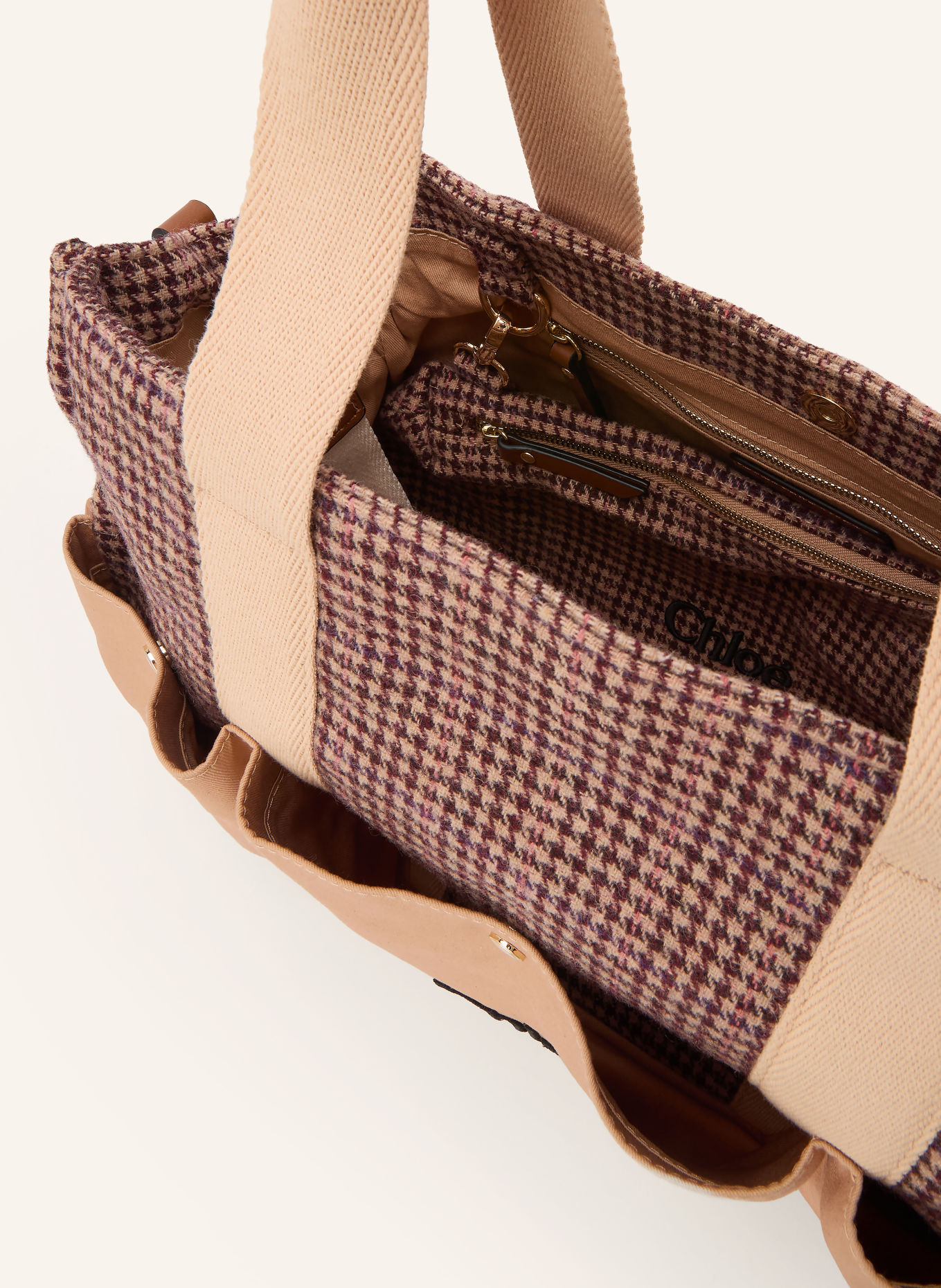 Chloé Torba na pieluchy z torebką typu pouch: Z67 CARREAUX