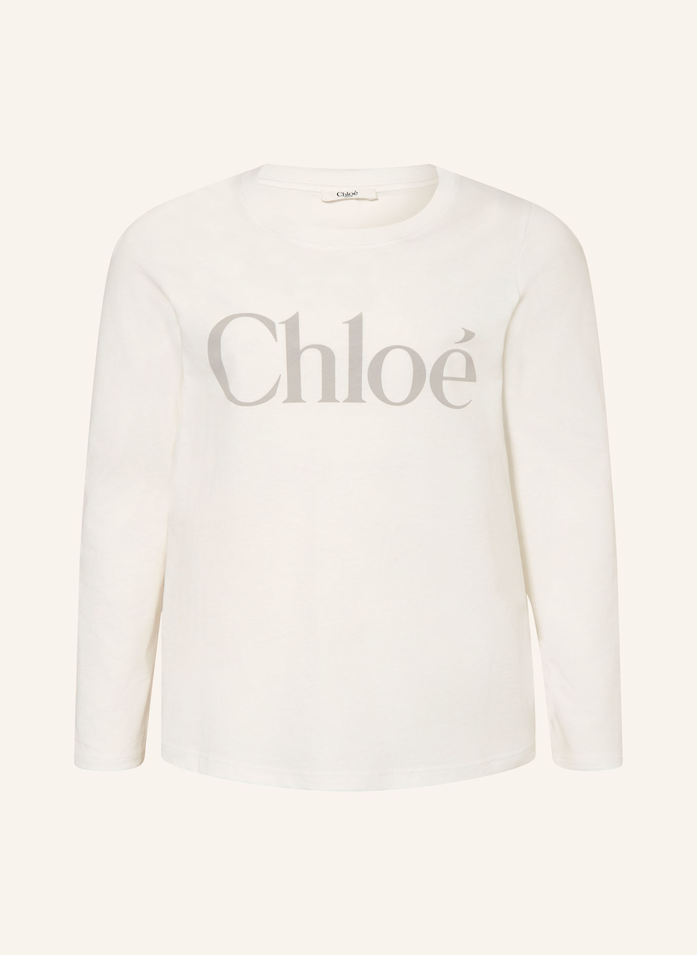 Chloé Longsleeve: WIT / GRIJS