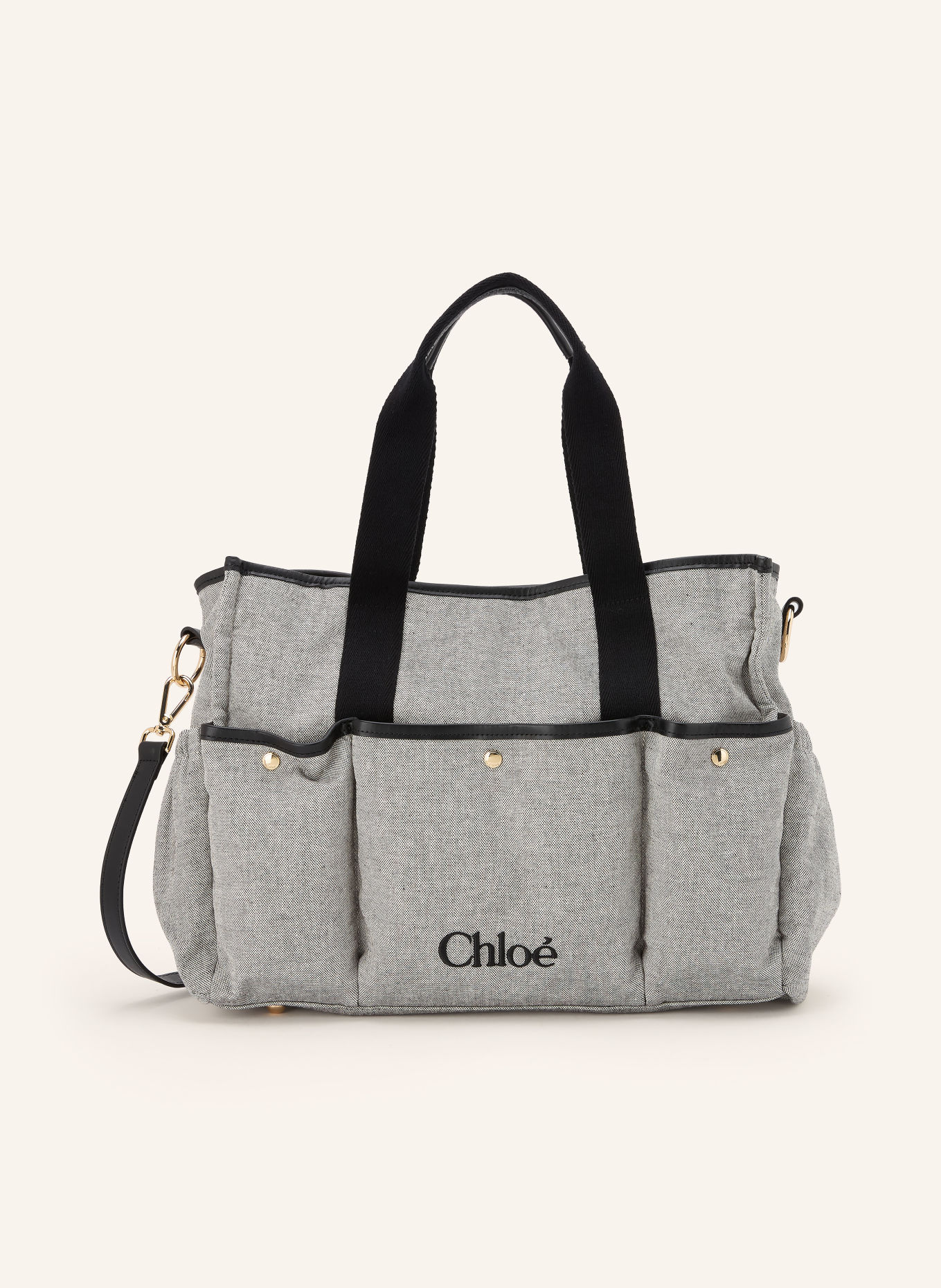 Chloé Torba na pieluchy z torebką typu pouch: A46 GRAU MELIERT