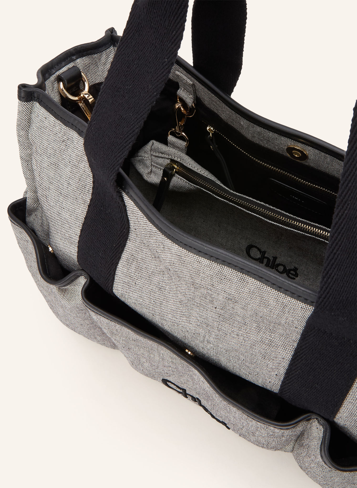 Chloé Torba na pieluchy z torebką typu pouch: A46 GRAU MELIERT