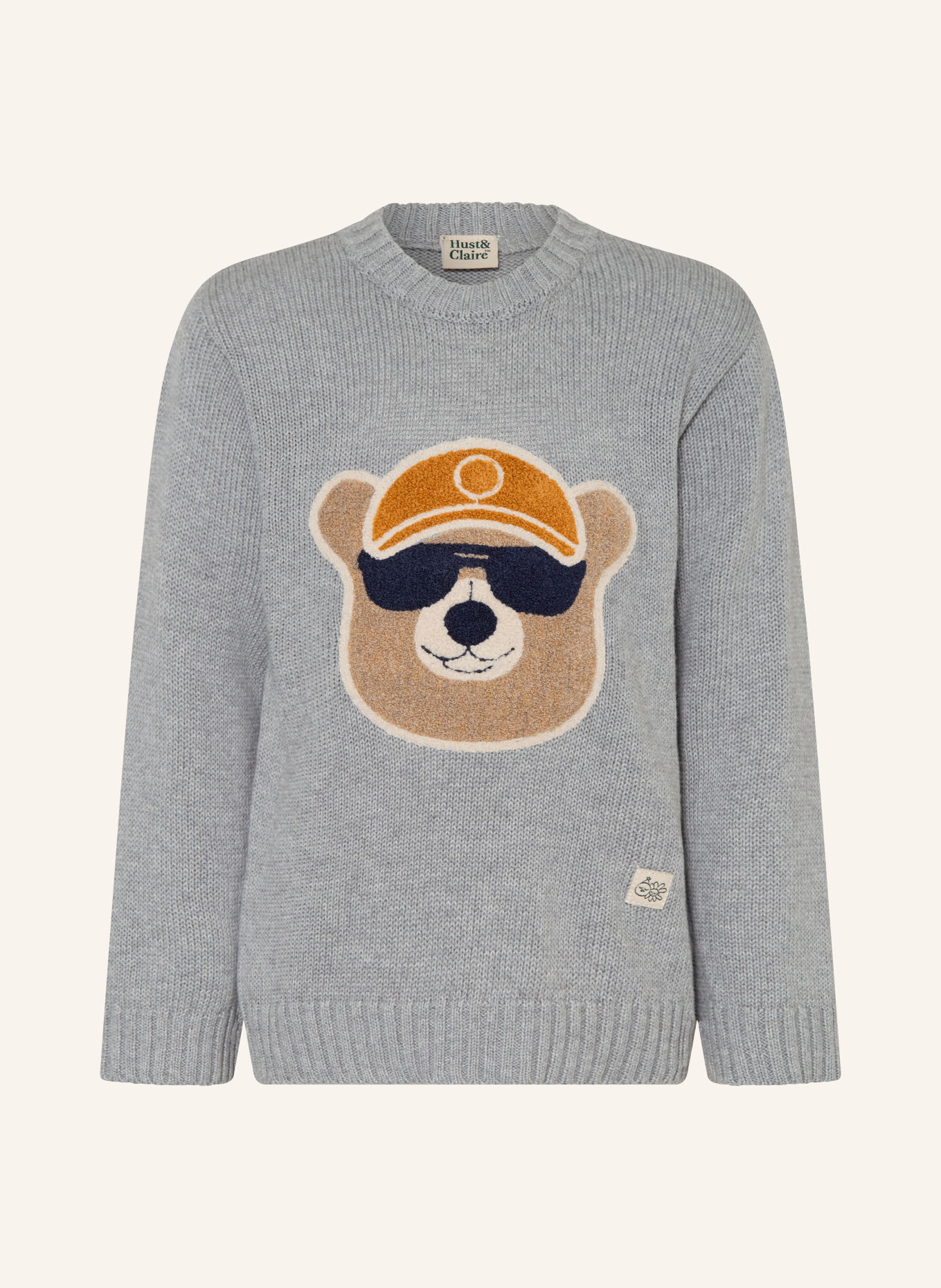HUST and CLAIRE Sweater HCPELLE: GRAY
