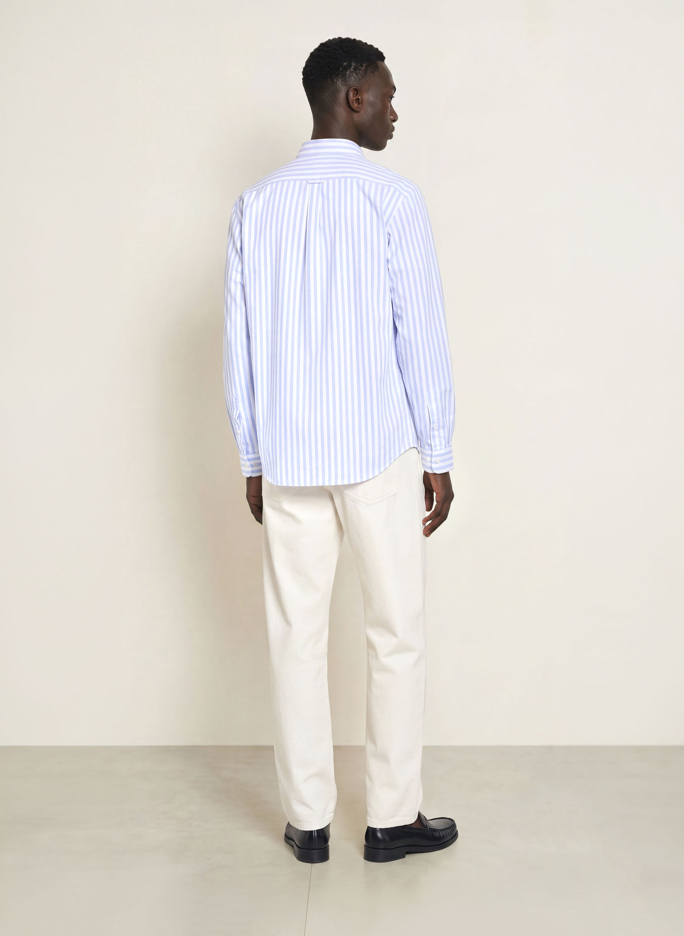LACOSTE Oxfordhemd Regular Fit: HELLBLAU / WEISS