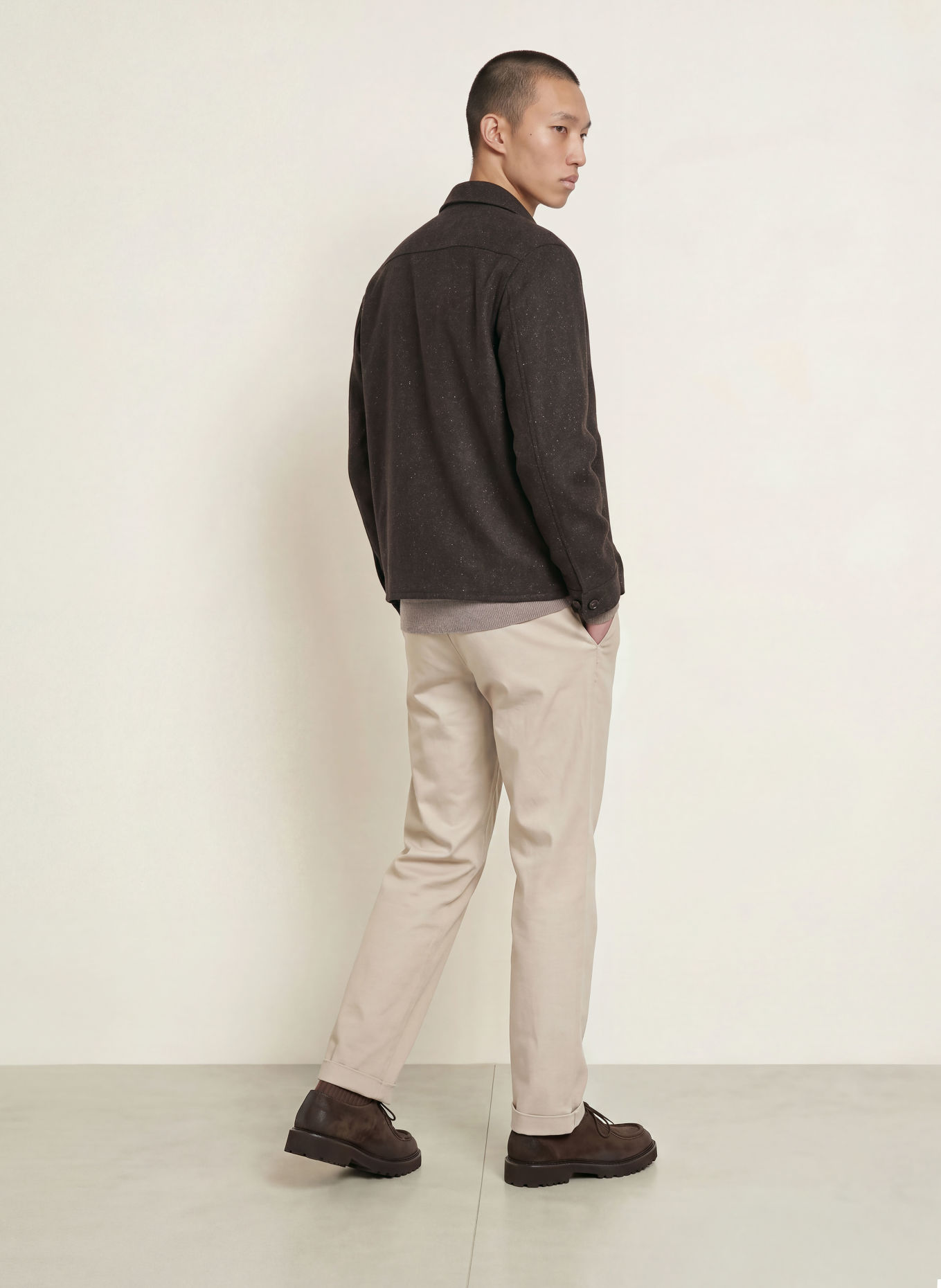 BERWICH Chino YRETROLONG Slim Fit: BEIGE