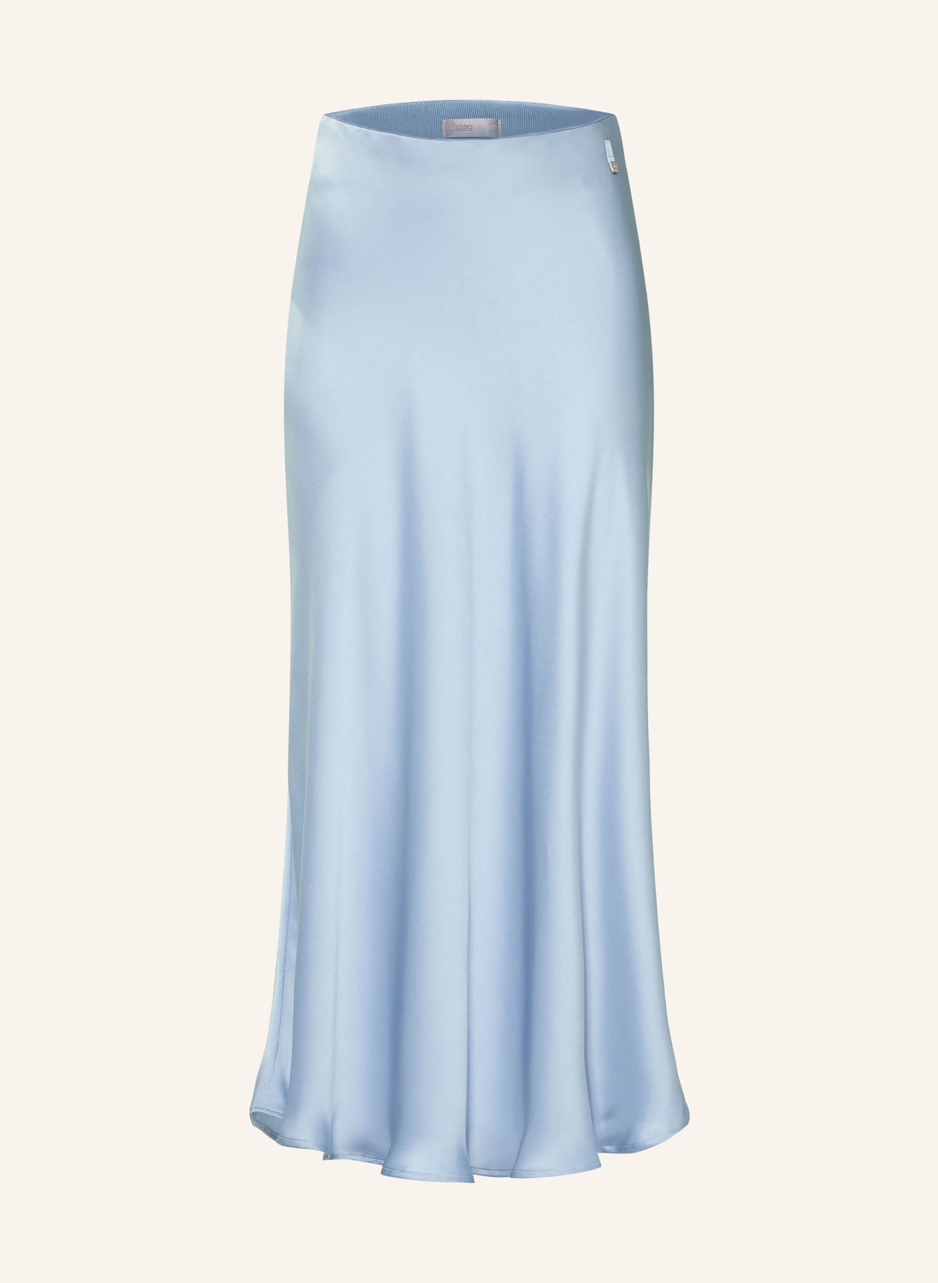 HERNO Satin skirt: LIGHT BLUE