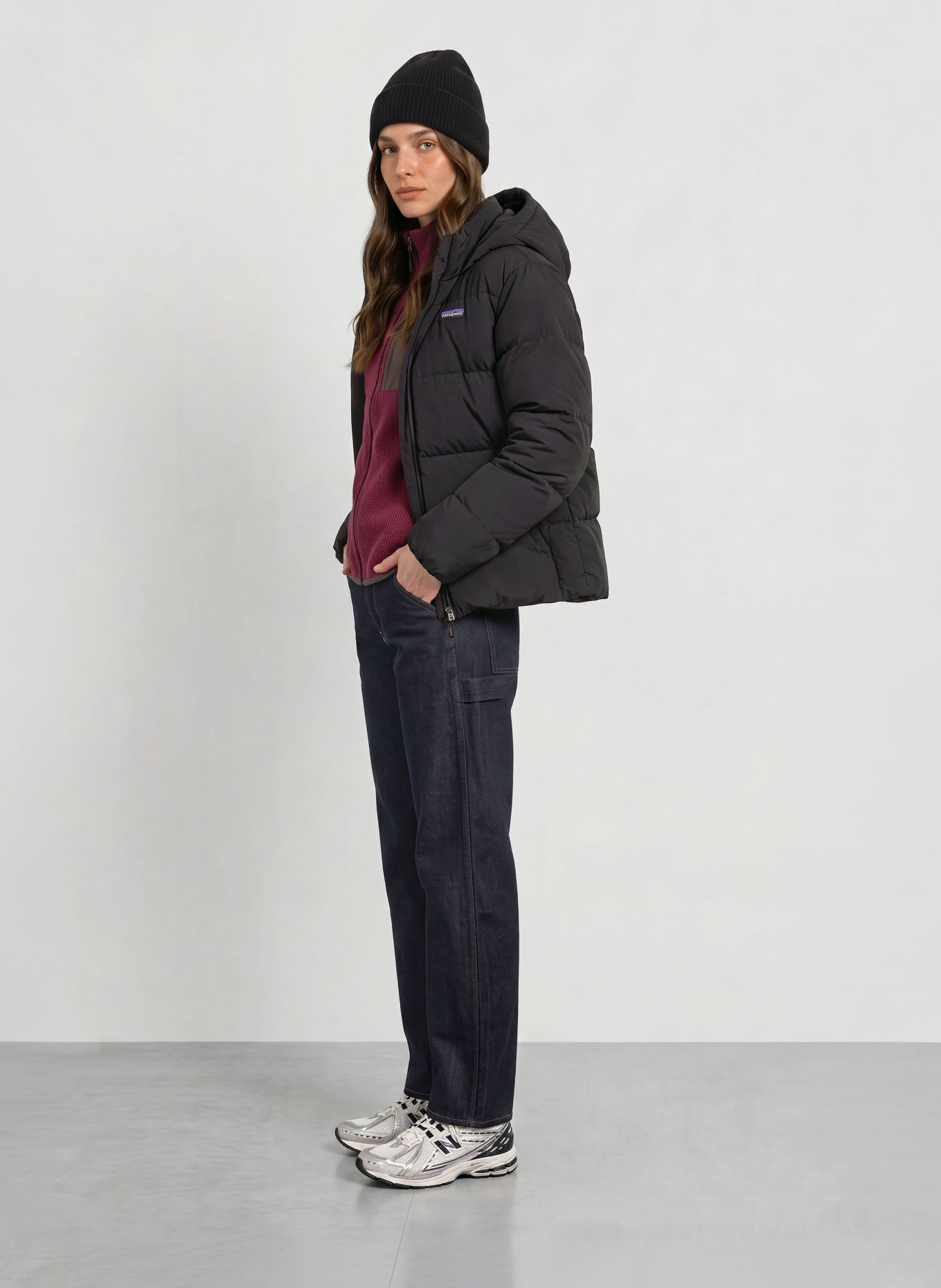 patagonia Kurtka puchowa SISAR DOWN HOODY: CZARNY