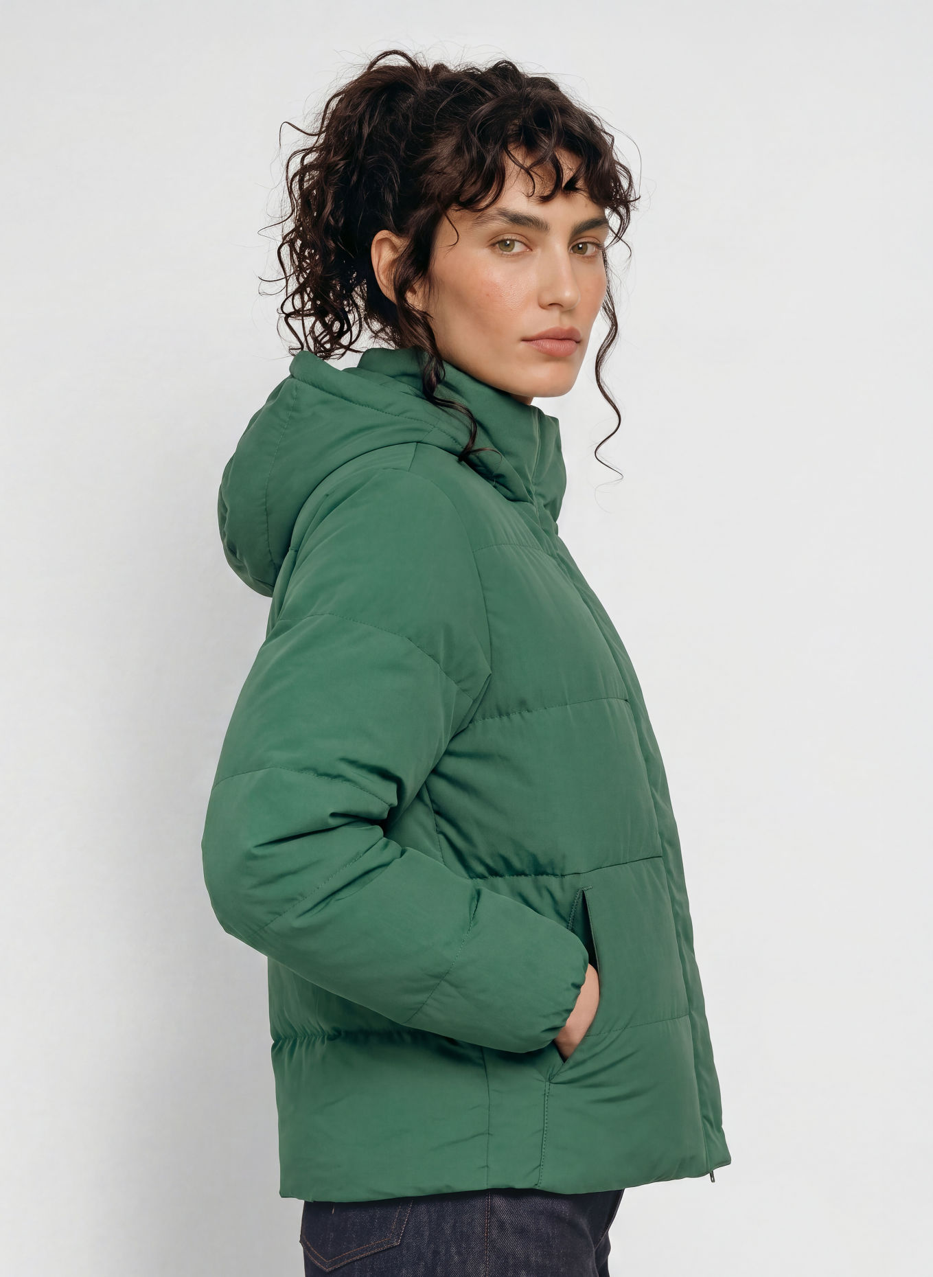 patagonia Kurtka puchowa SISAR DOWN HOODY: OLIWKOWY