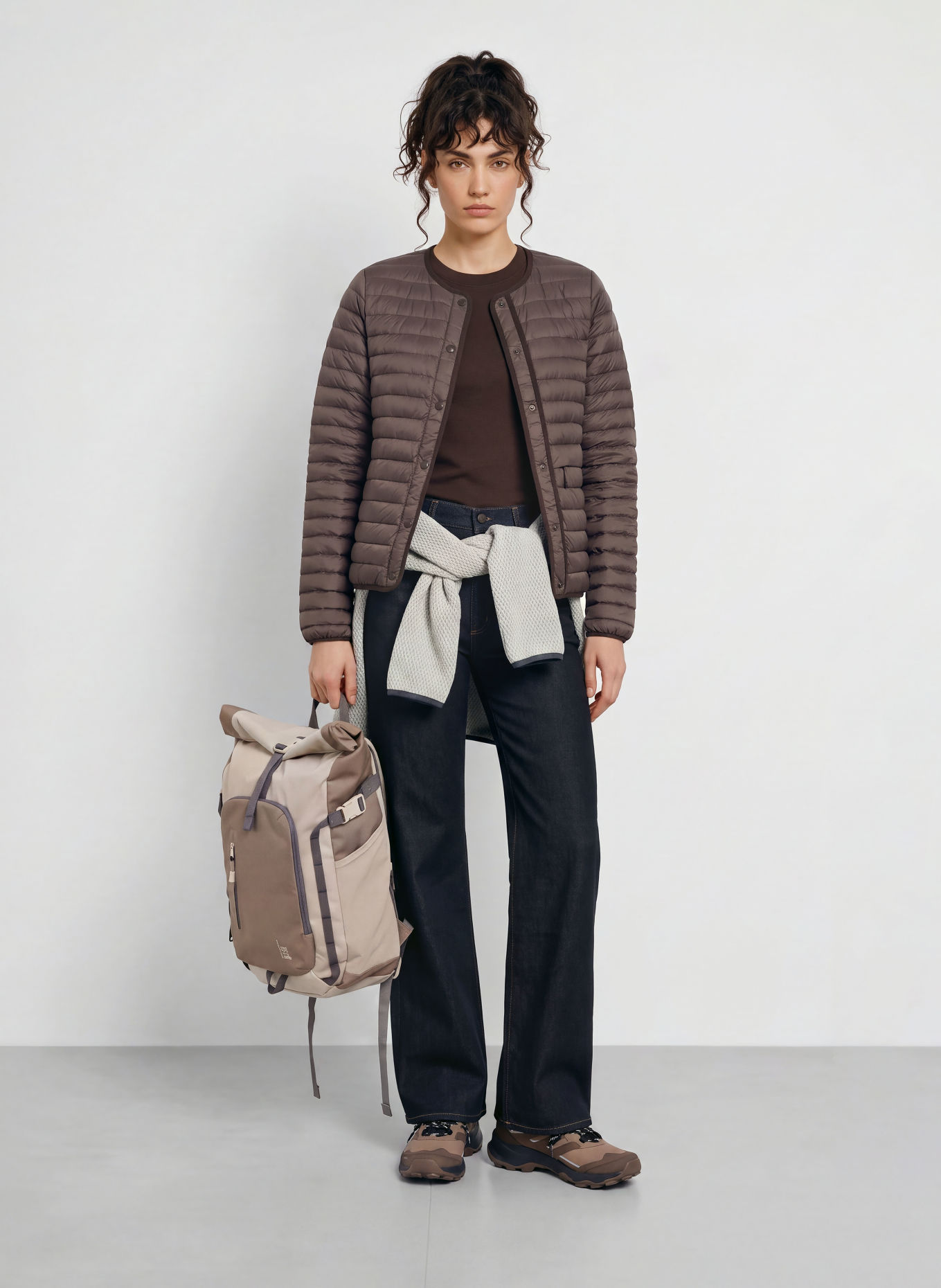 patagonia Lekka kurtka puchowa REVERSIBLE DOWN SWEATER™ z możliwością noszenia na obie strony: CIEMNOBRĄZOWY