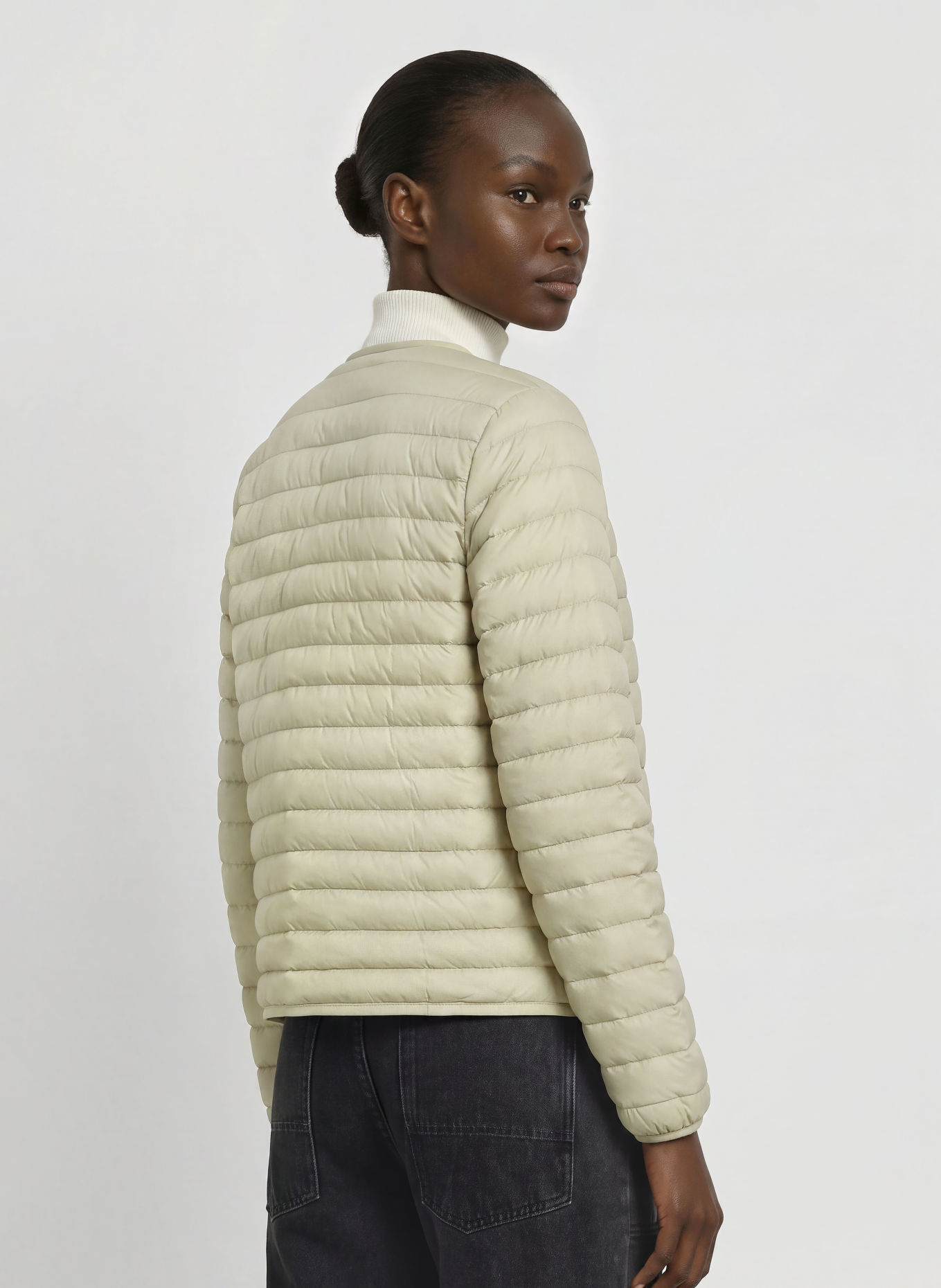patagonia Lekka kurtka puchowa REVERSIBLE DOWN SWEATER™ z możliwością noszenia na obie strony: BEŻOWY / JASNOŻÓŁTY