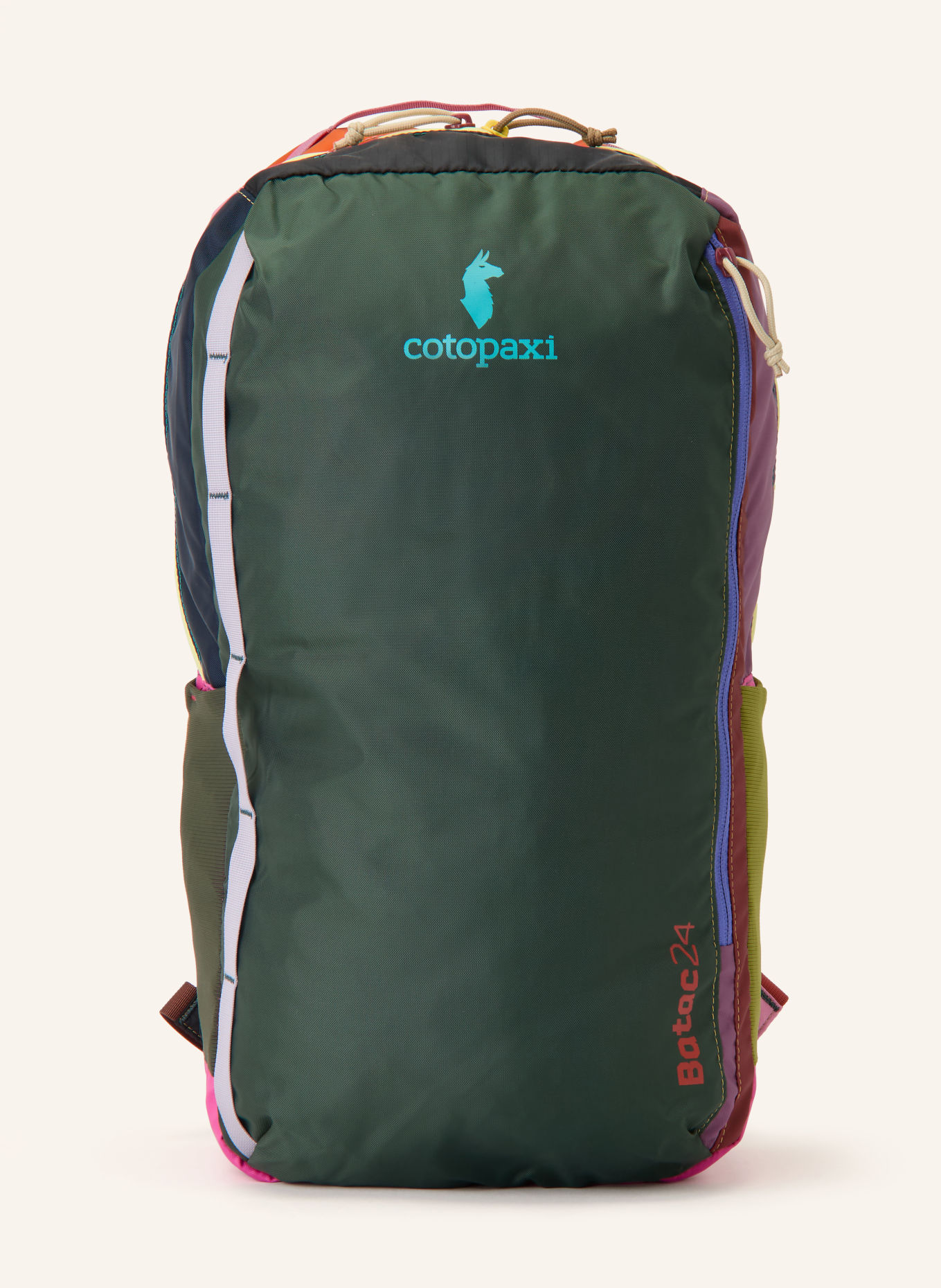 cotopaxi Rugzak BATAC 24 l met laptopvak: DONKERGROEN / ROZE / ORANJE