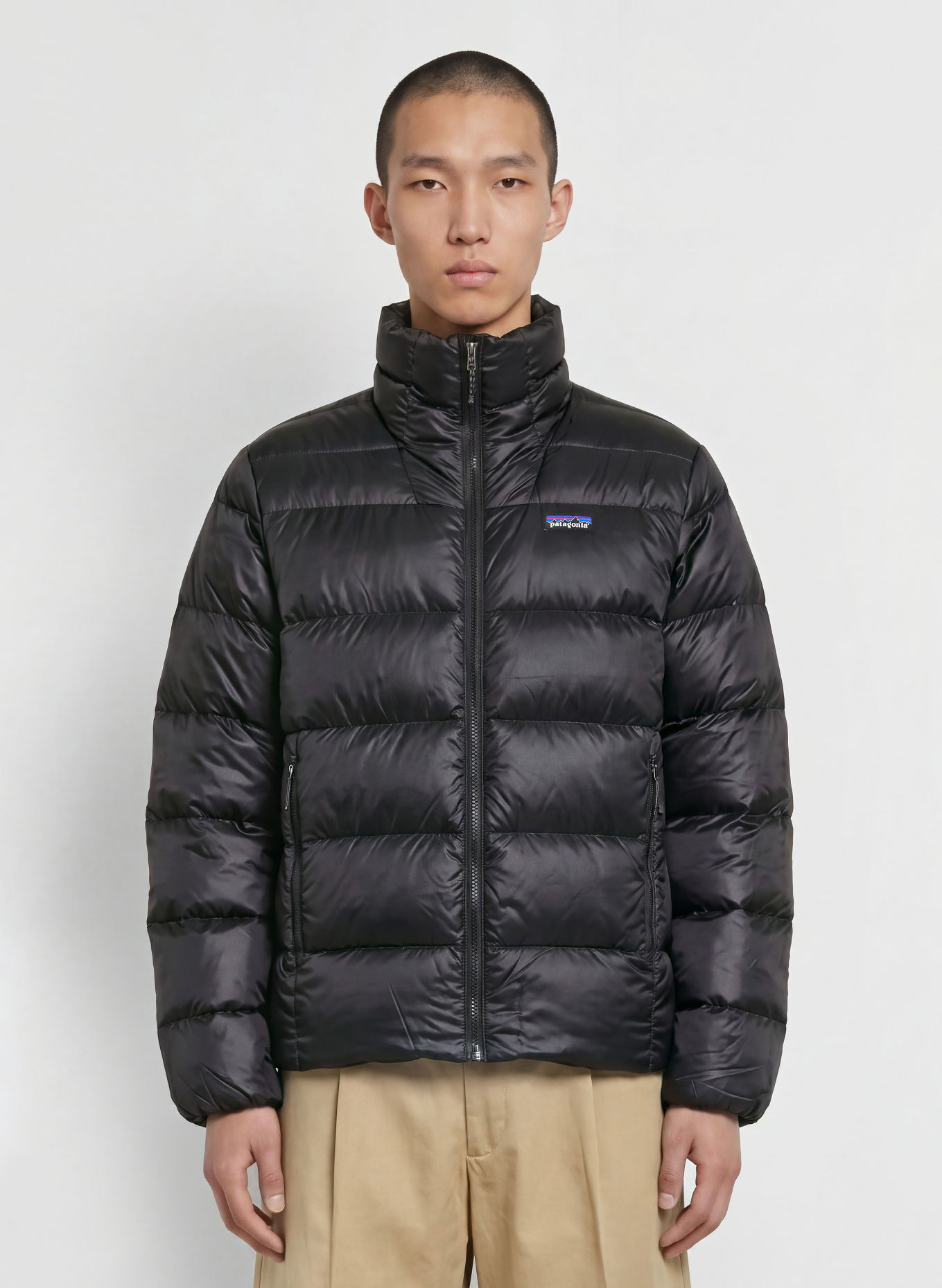 patagonia Lightweight-Daunenjacke FITZ ROY: SCHWARZ