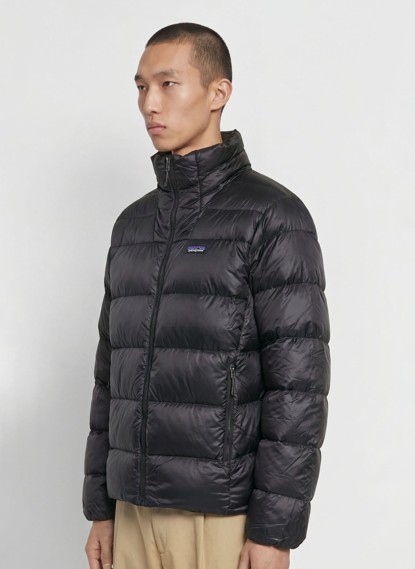 patagonia Lightweight-Daunenjacke FITZ ROY: SCHWARZ
