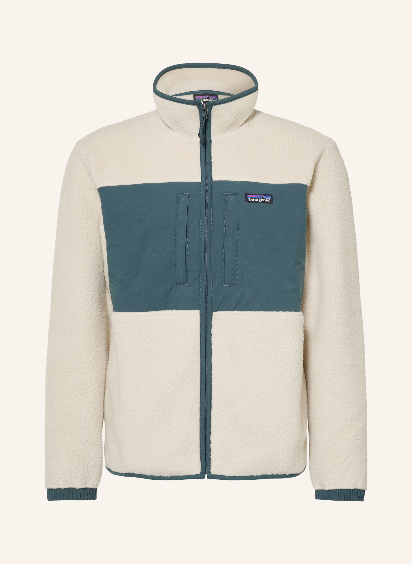 patagonia Fleecejacka RETRO PILE: GRÄDDE / PETROL