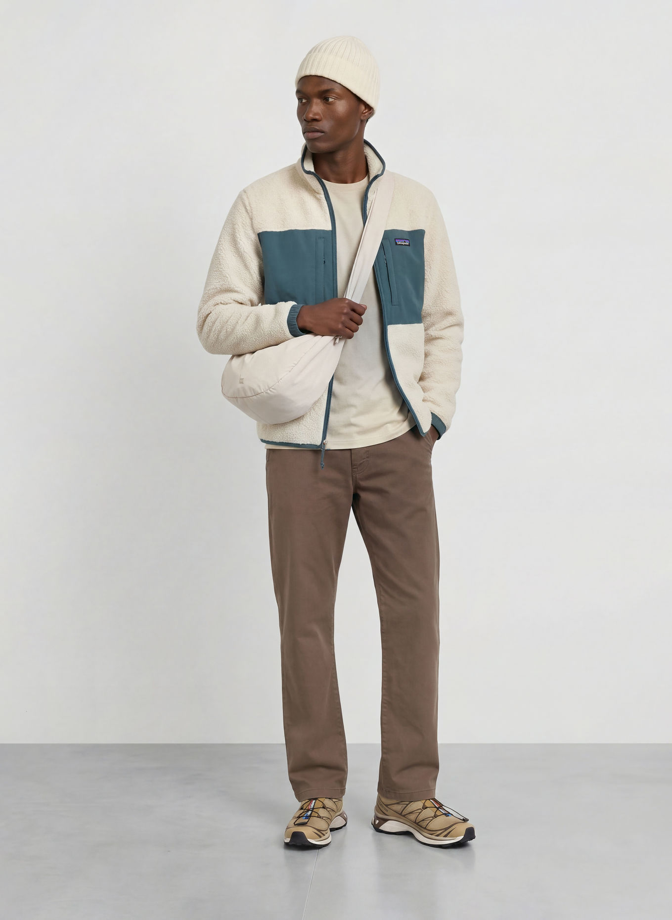 patagonia Fleecejacka RETRO PILE: GRÄDDE / PETROL