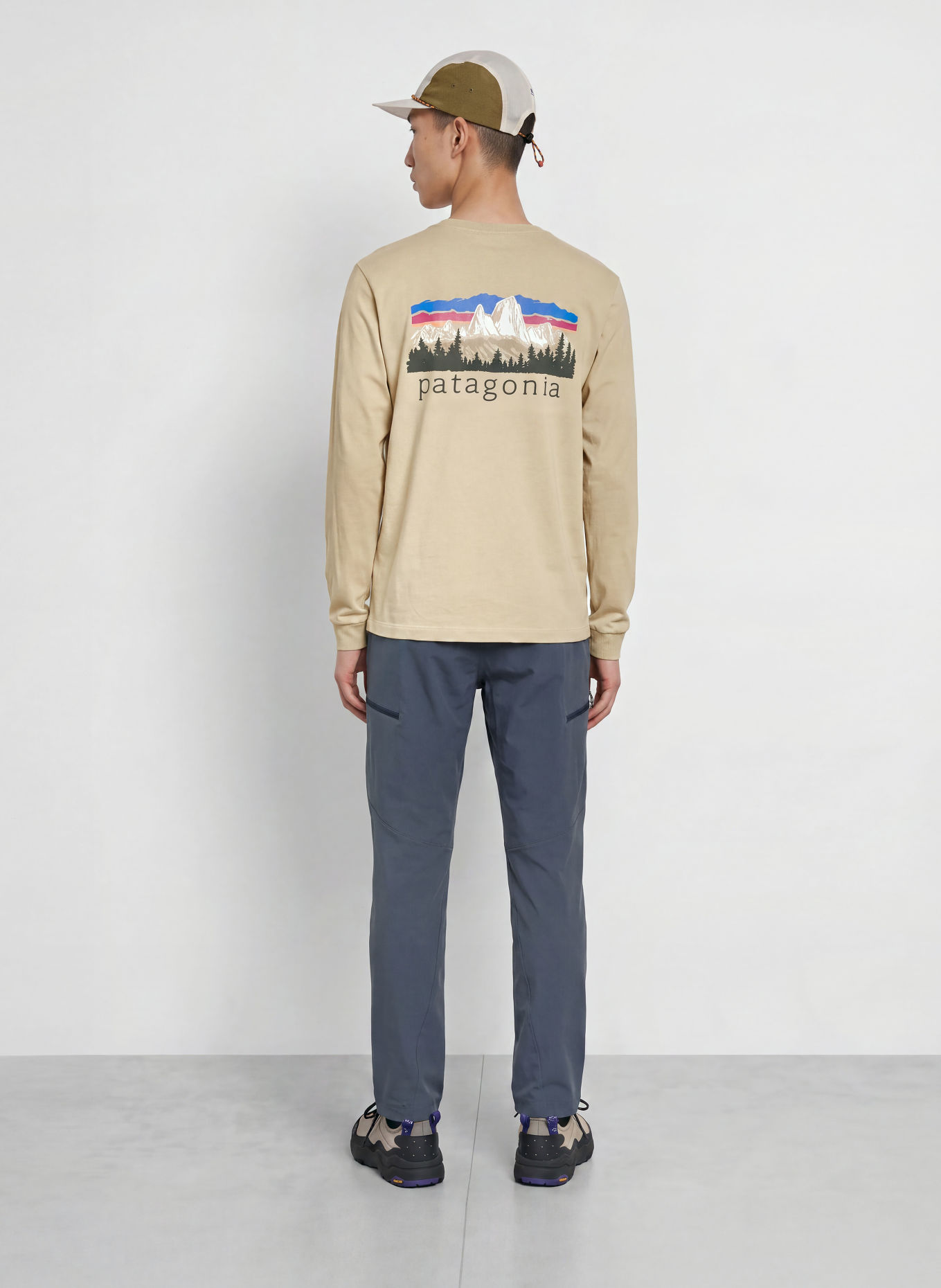 patagonia Longsleeve FITZ ROY FOOTHILLS: LICHTGROEN