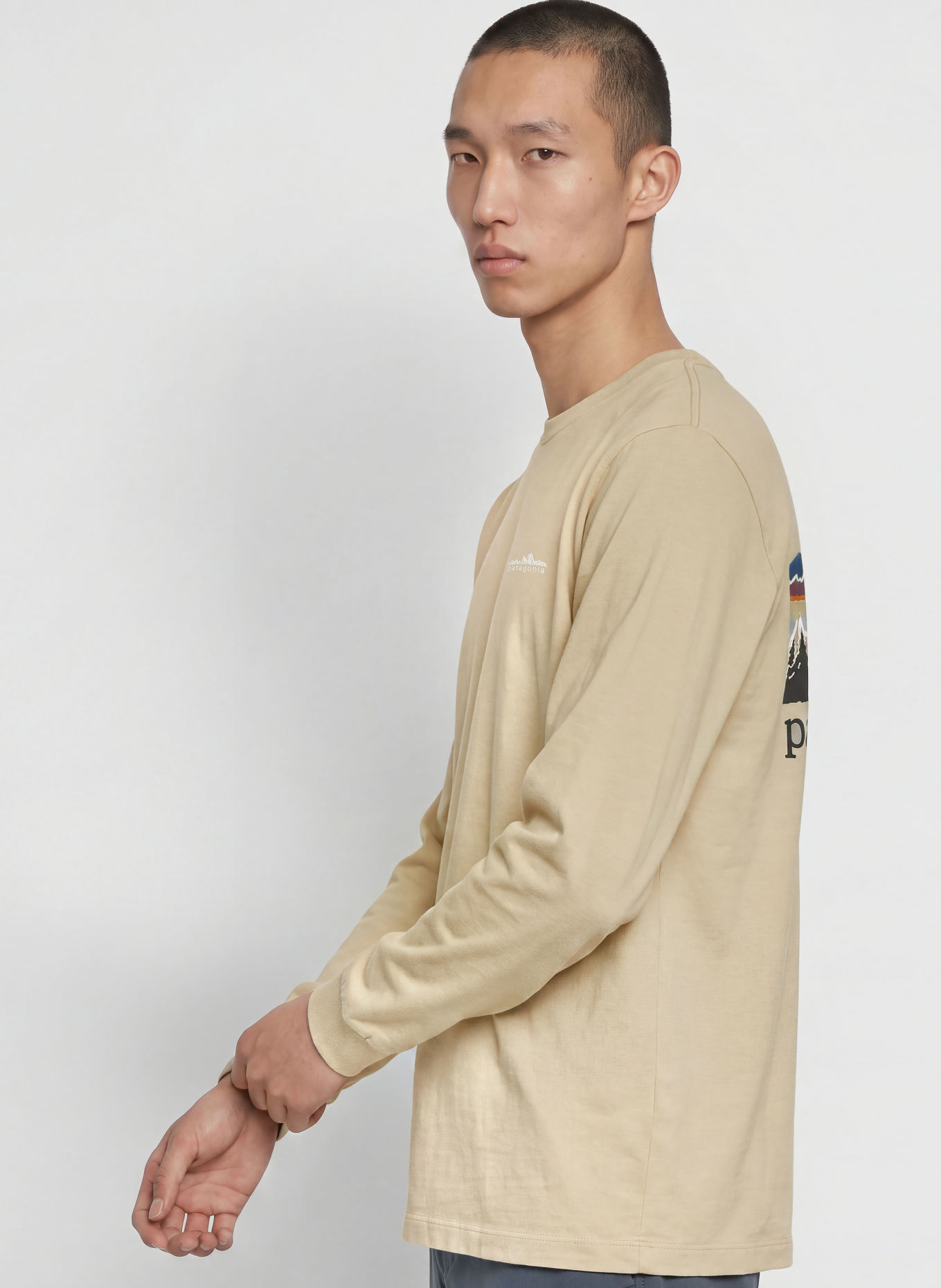 patagonia Longsleeve FITZ ROY FOOTHILLS: LICHTGROEN
