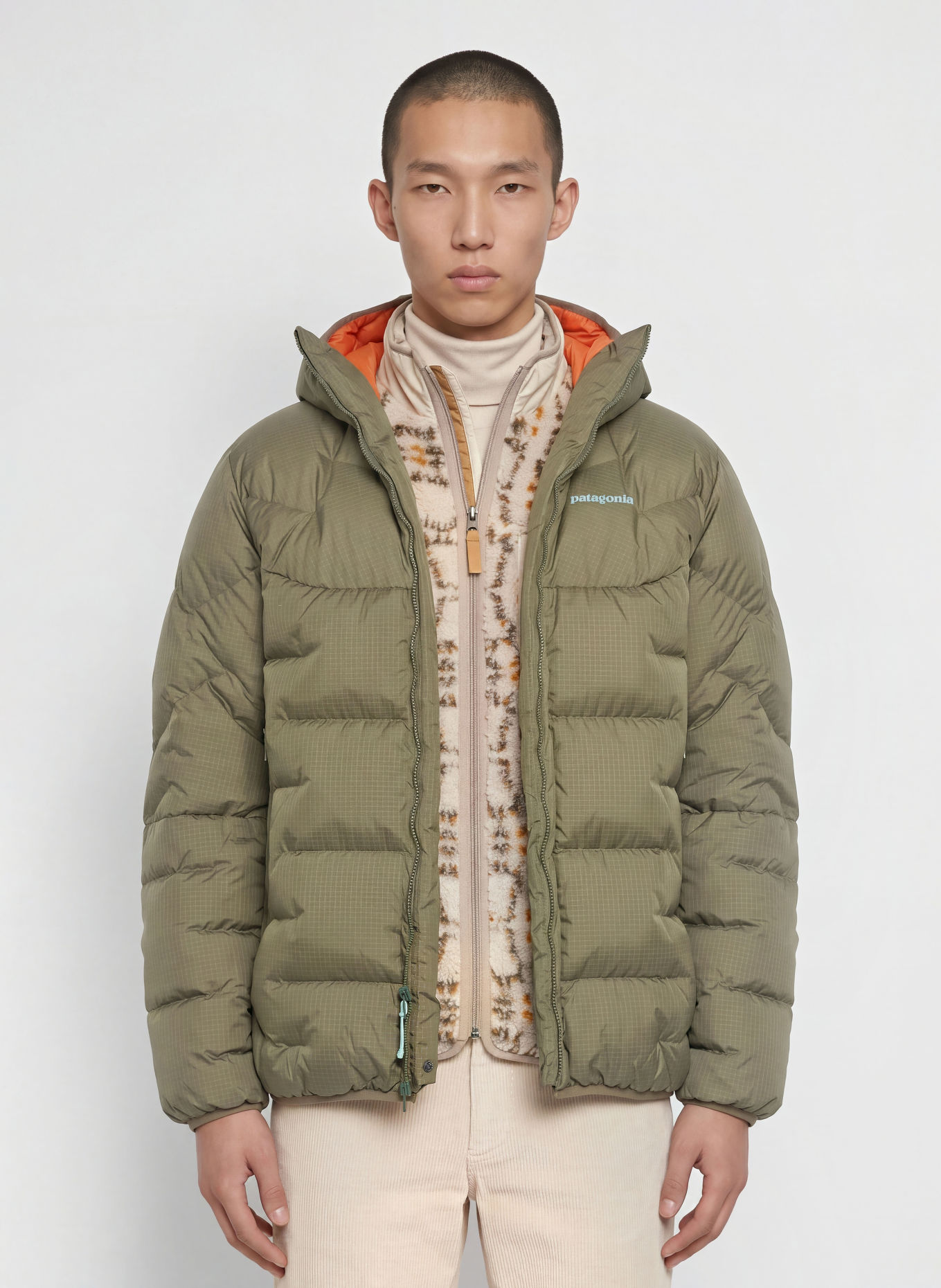 patagonia Donsjas DURABLE DOWN: OLIJF