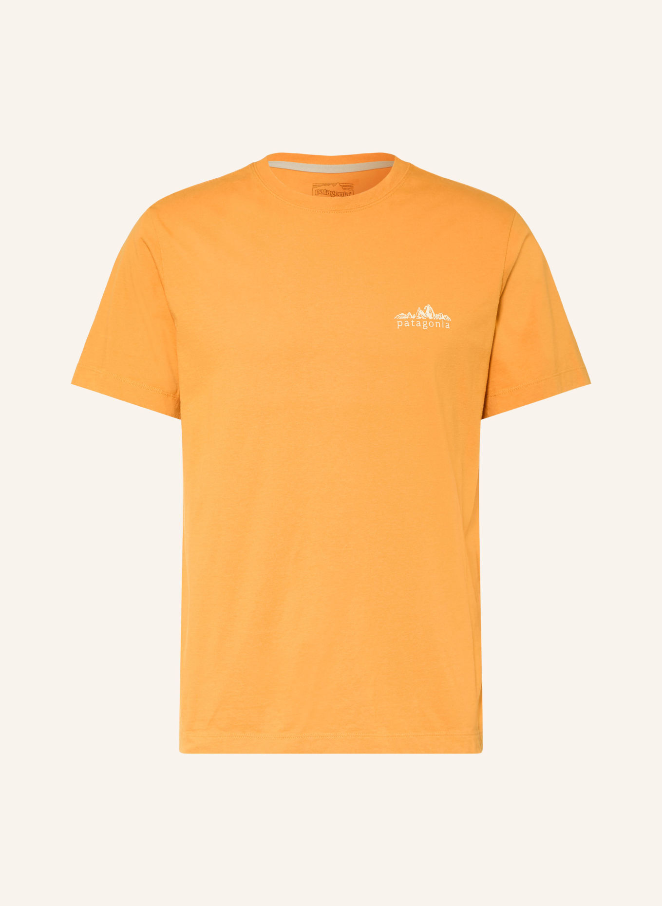 patagonia T-shirt FITZ ROY FOOTHILLS: DONKERGEEL