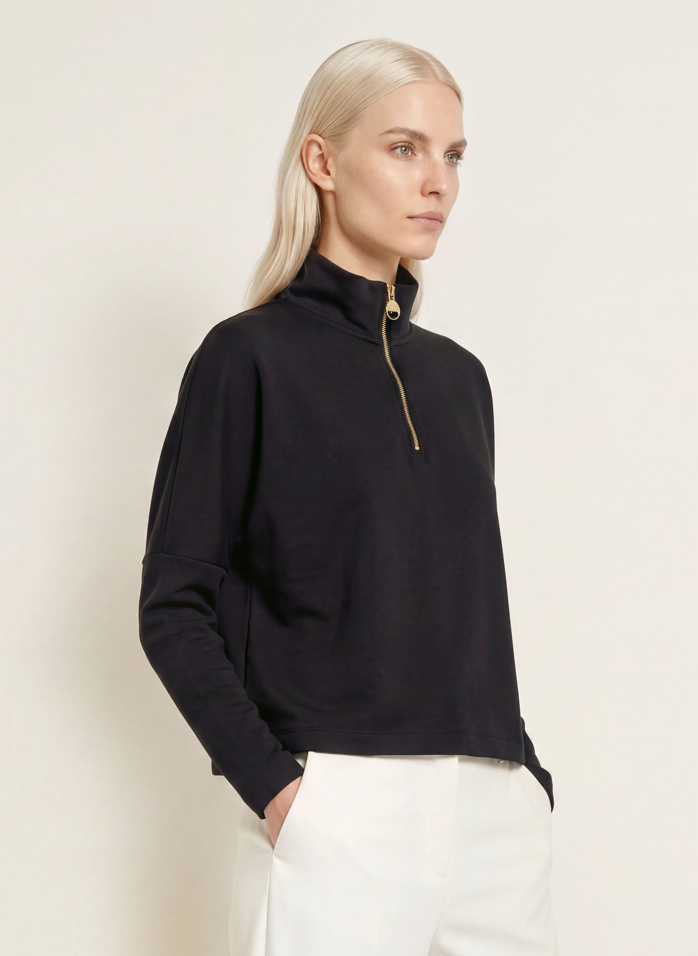 BARBOUR INTERNATIONAL Jersey pullover KEMORA: BLACK