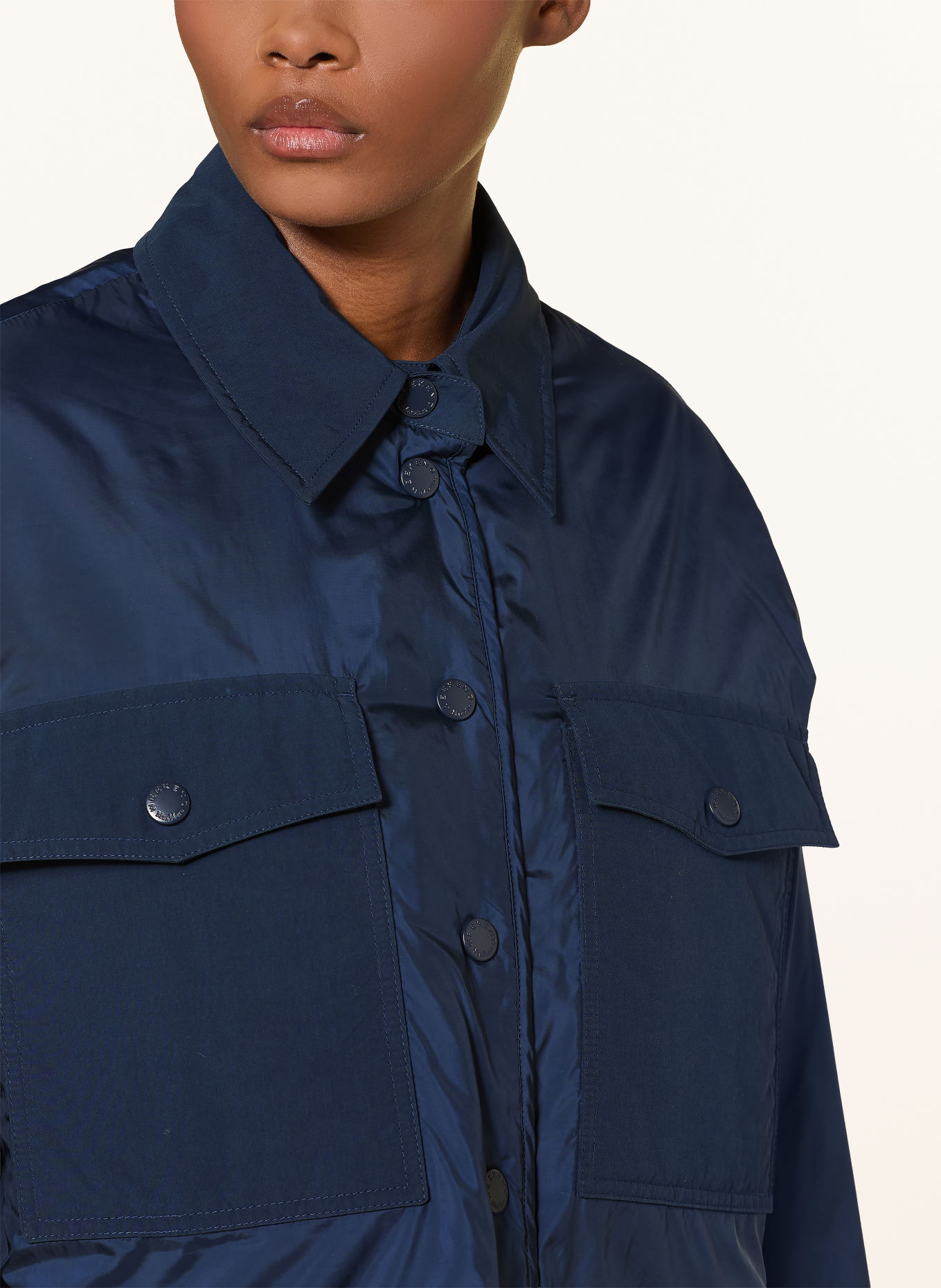 WEEKEND Max Mara Kurtka SUGHERO dwustronna: GRANATOWY