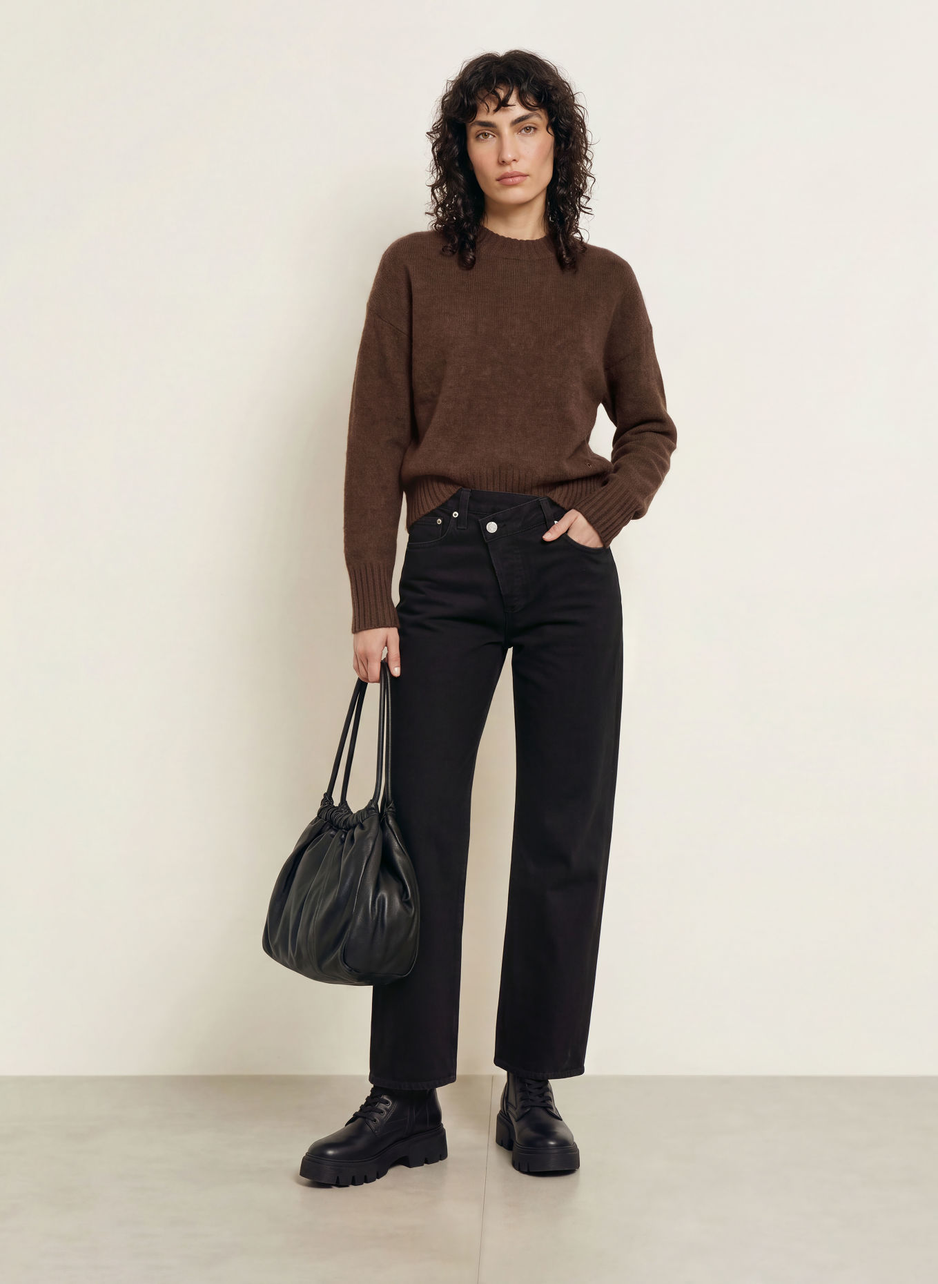 BELSTAFF Pullover RHEA: DUNKELBRAUN