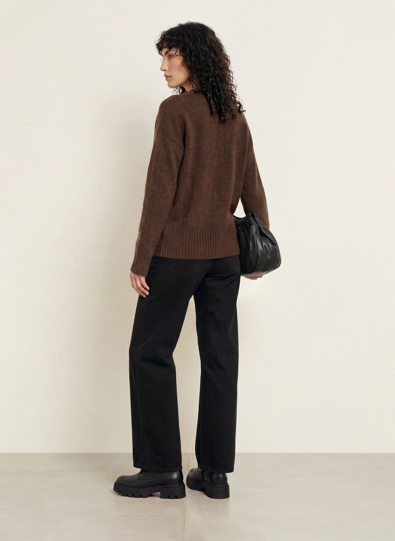 BELSTAFF Pullover RHEA: DUNKELBRAUN