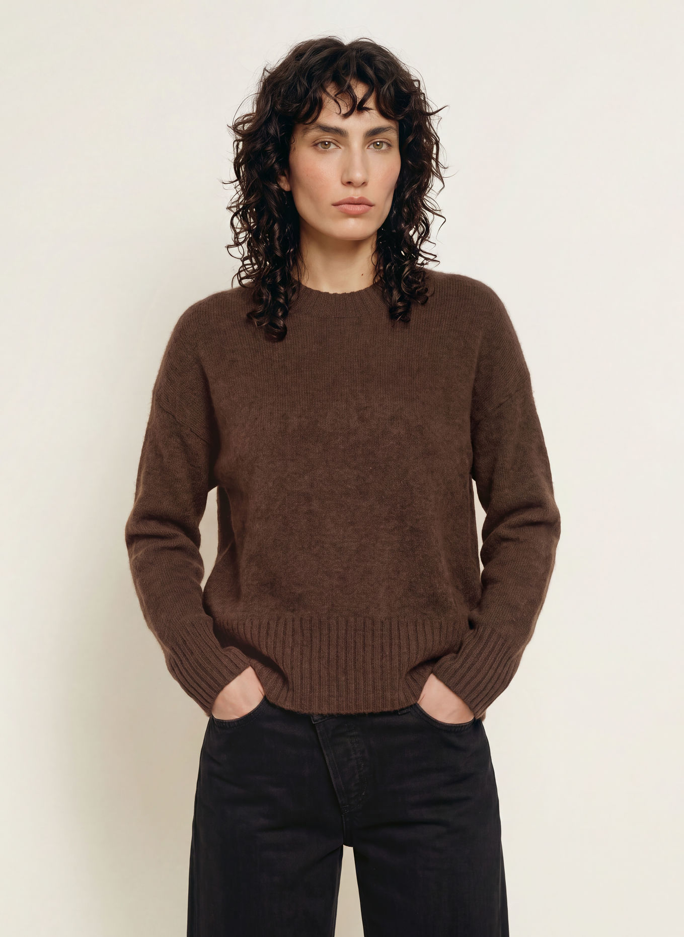 BELSTAFF Pullover RHEA: DUNKELBRAUN