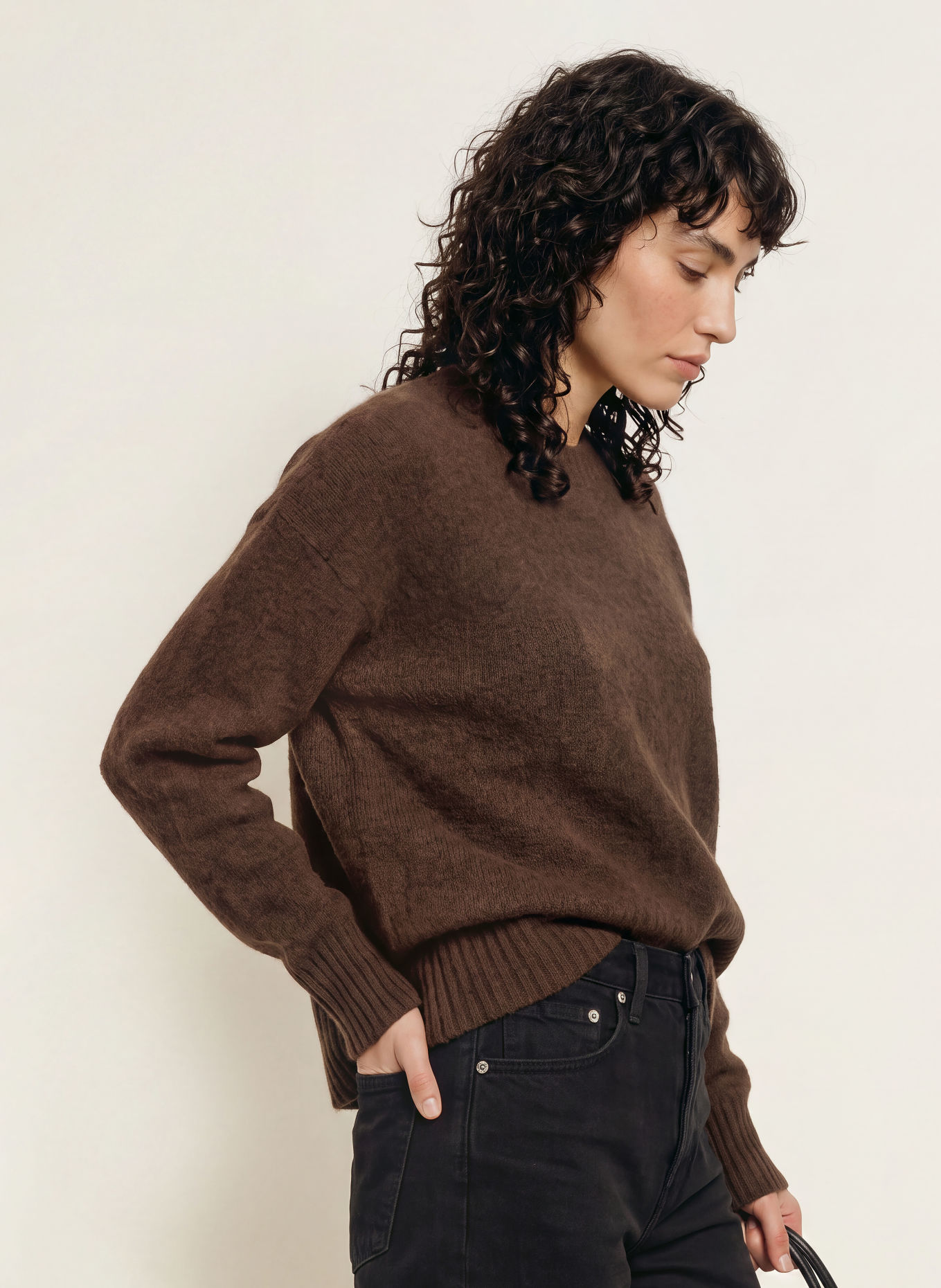 BELSTAFF Pullover RHEA: DUNKELBRAUN