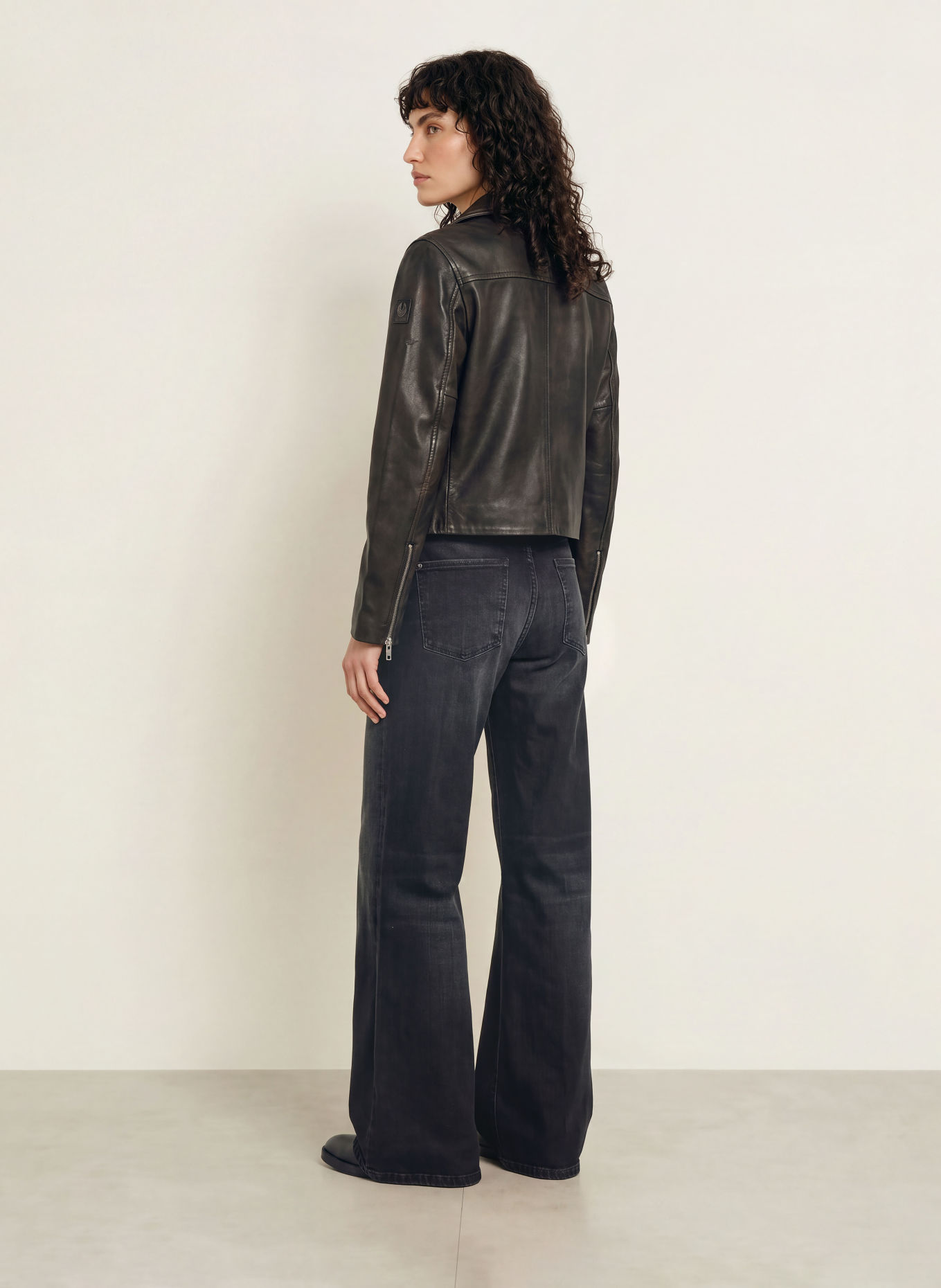 BELSTAFF Lederjacke SIENNA: DUNKELBRAUN