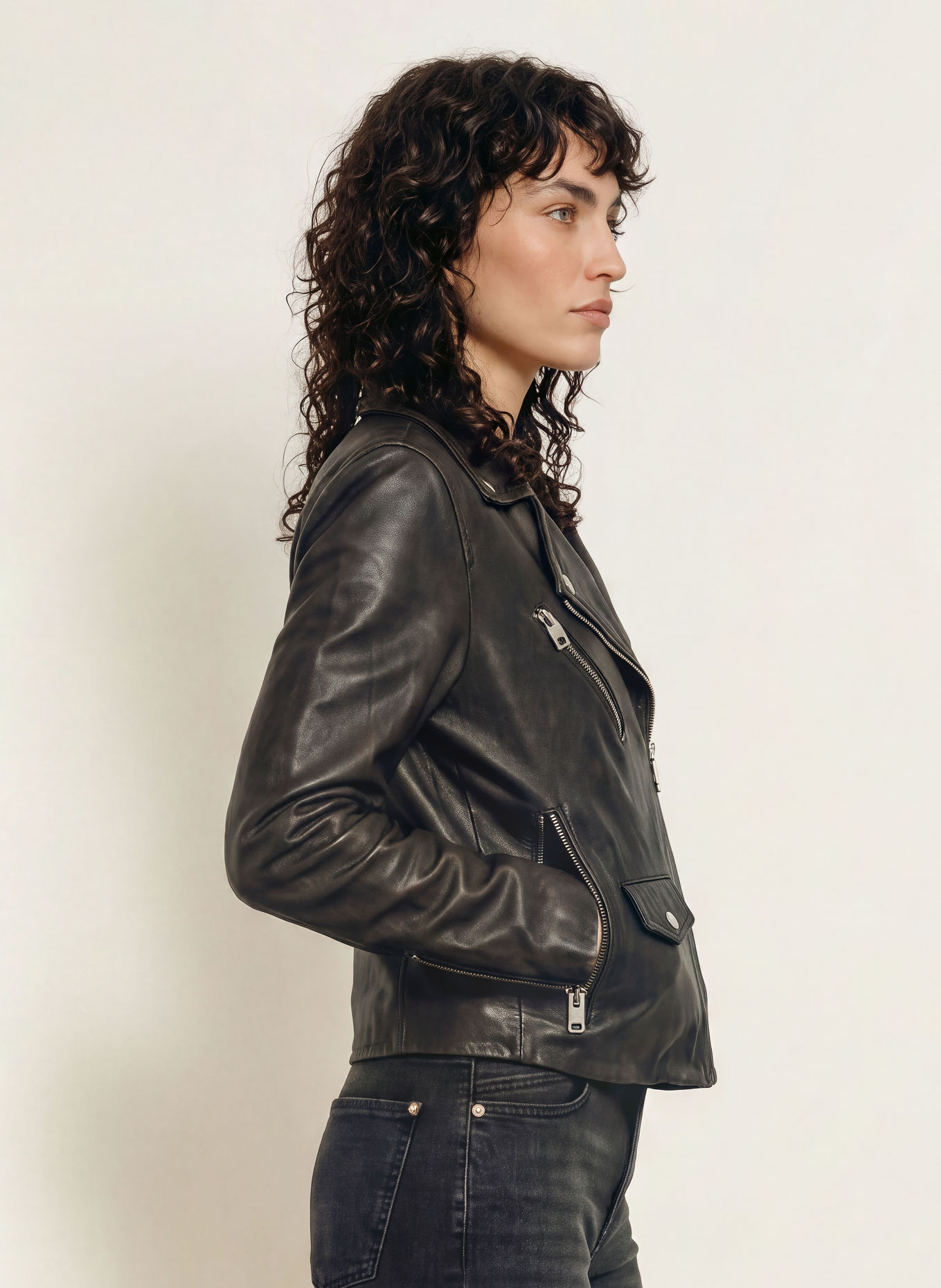 BELSTAFF Lederjacke SIENNA: DUNKELBRAUN