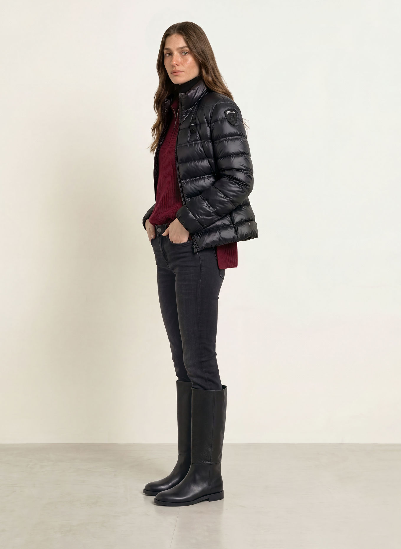 Blauer GEORGI Lightweight Down Jacket: BLACK