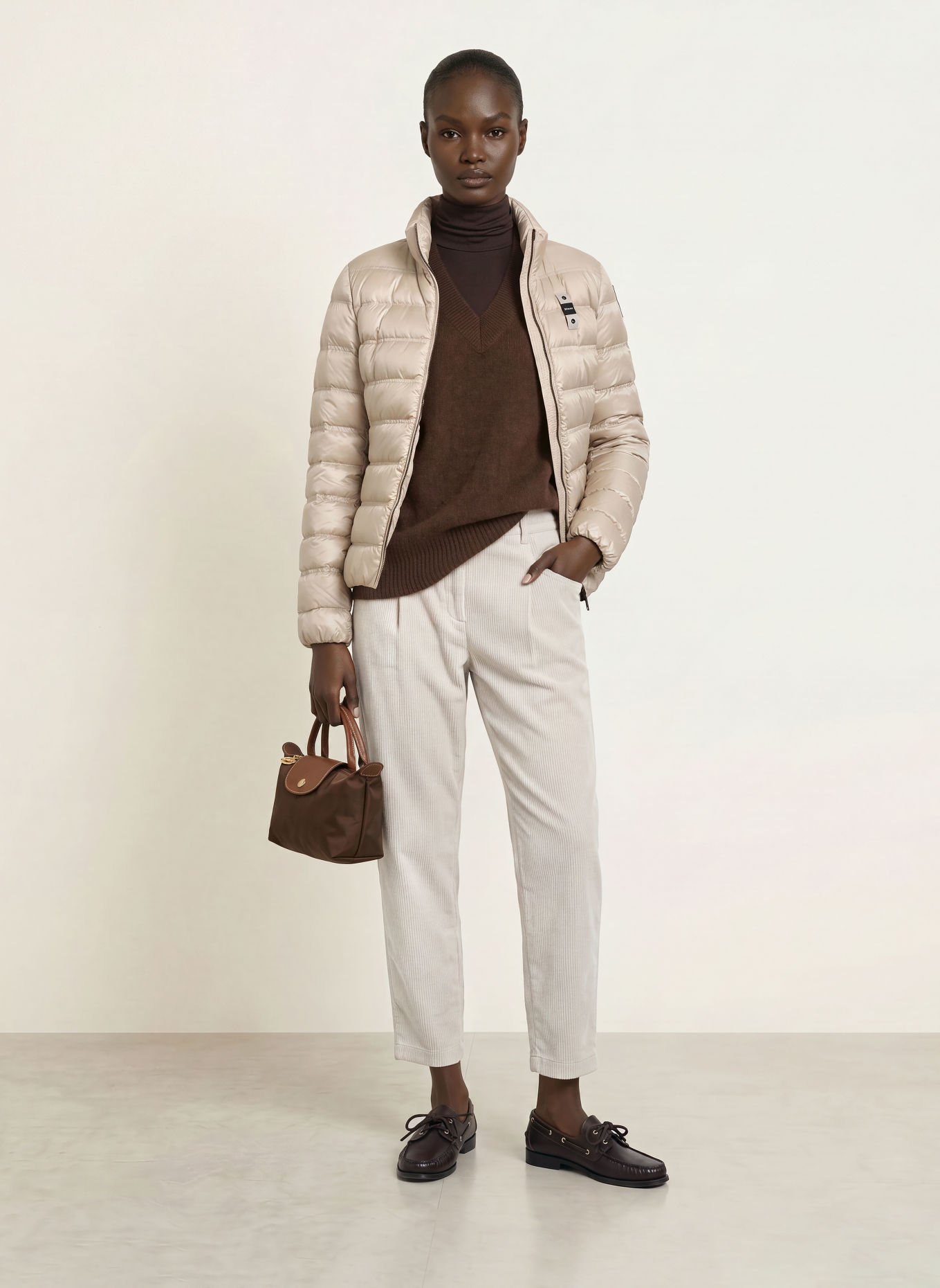 Blauer GEORGI Lightweight Down Jacket: BEIGE
